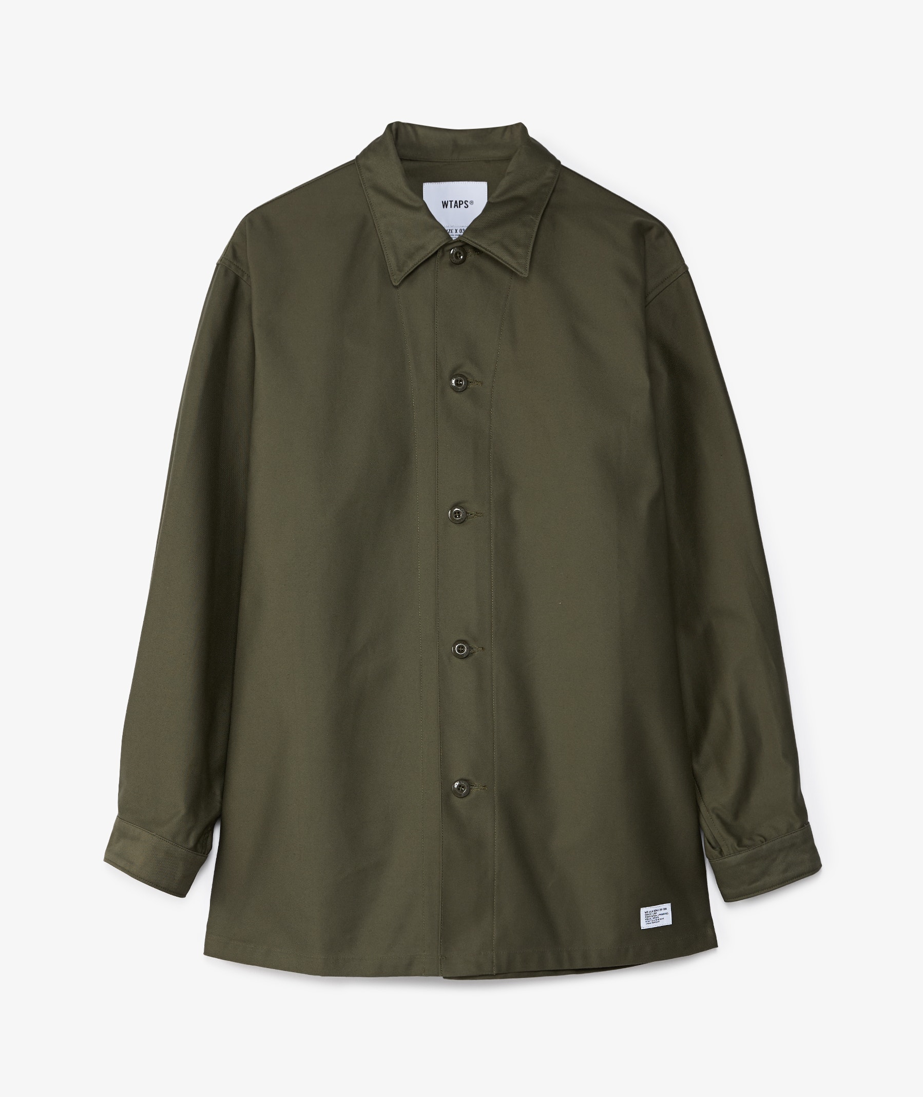WTAPS CBW 01 Long Sleeve Shirt | Olive Drab | SVD