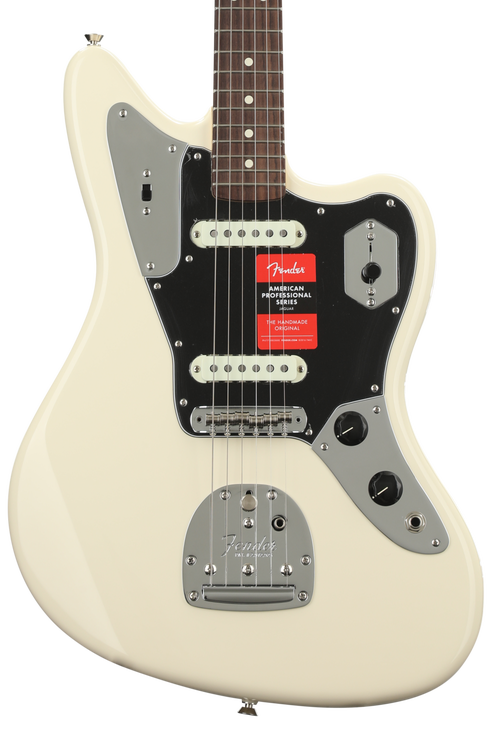 Fender American Professional Jaguar - Olympic White with Rosewood
