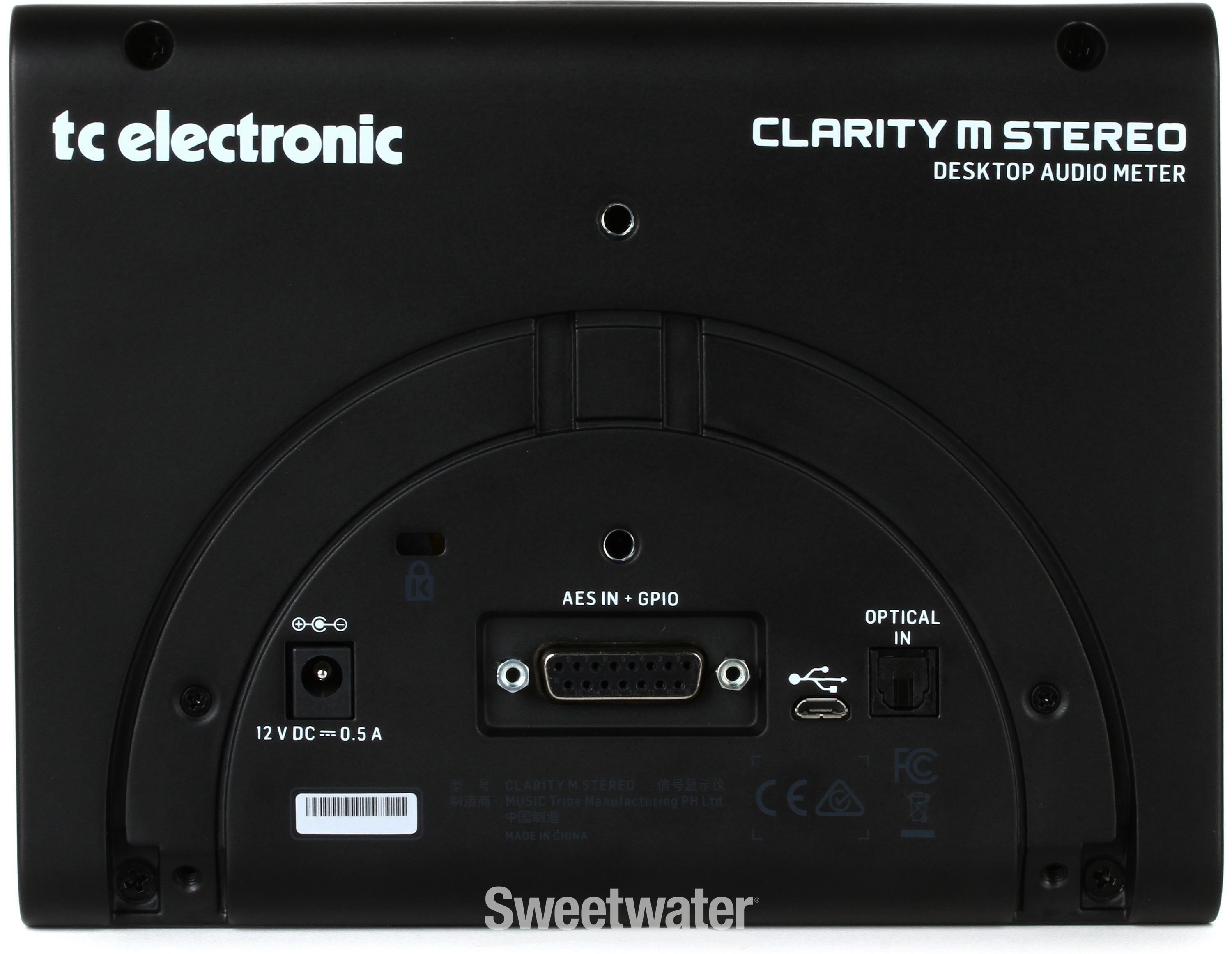 TC Electronic Clarity M Stereo Loudness Meter Reviews | Sweetwater