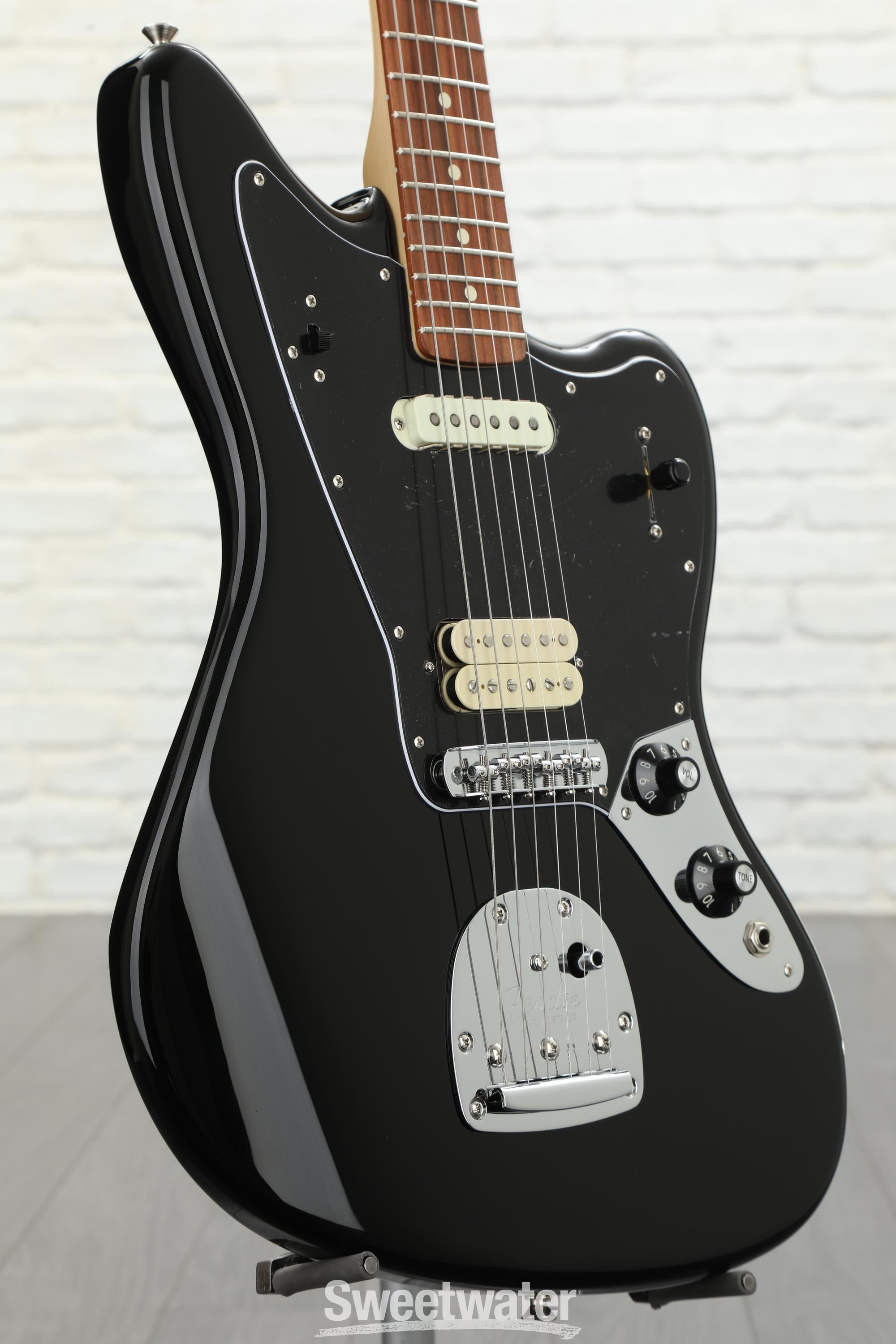 Fender Player Jaguar - Black with Pau Ferro Fingerboard | Sweetwater