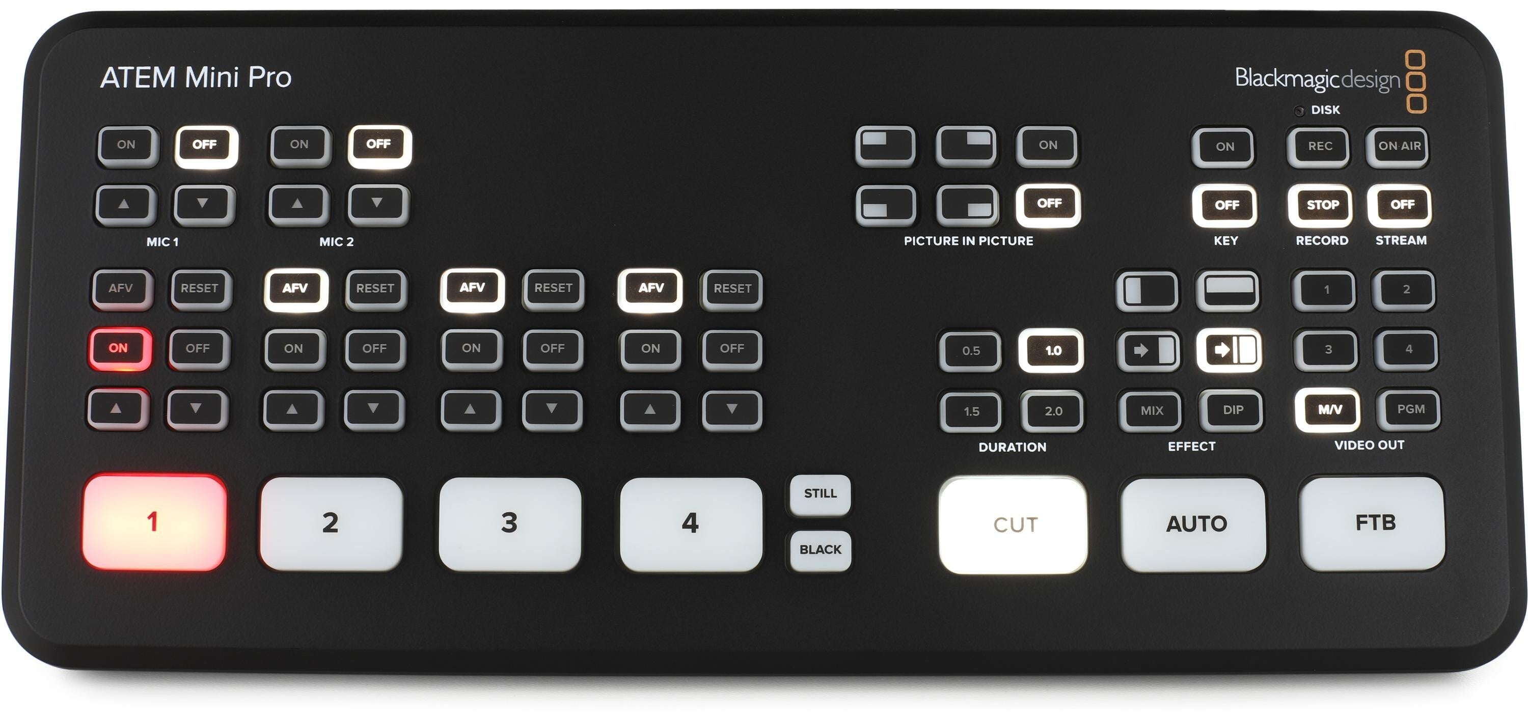 Blackmagic Design ATEM Mini Pro ISO HDMI Video Production Studio