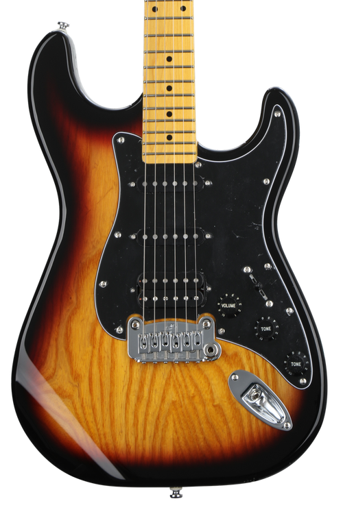 G&L Tribute Legacy HSS Electric Guitar - 3-Tone Sunburst | Sweetwater