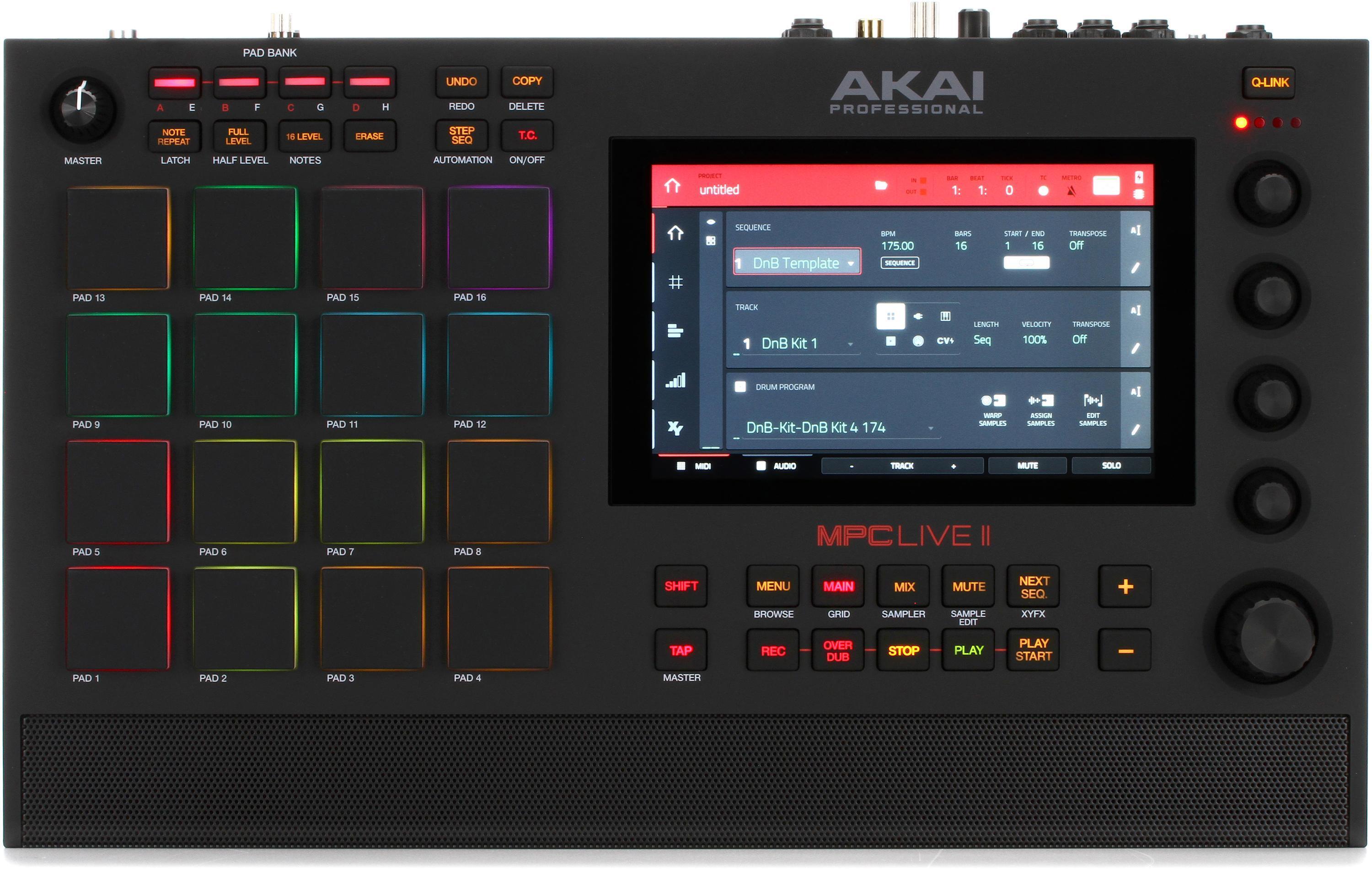 Akai Professional MPC Live II Standalone Sampler and Sequencer