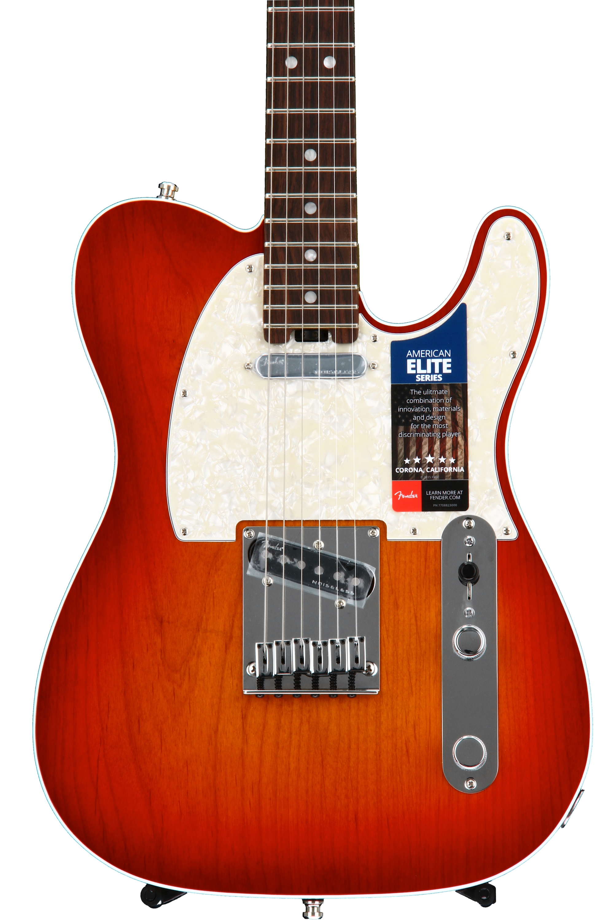 Fender American Elite Telecaster - Aged Cherry Burst with Rosewood