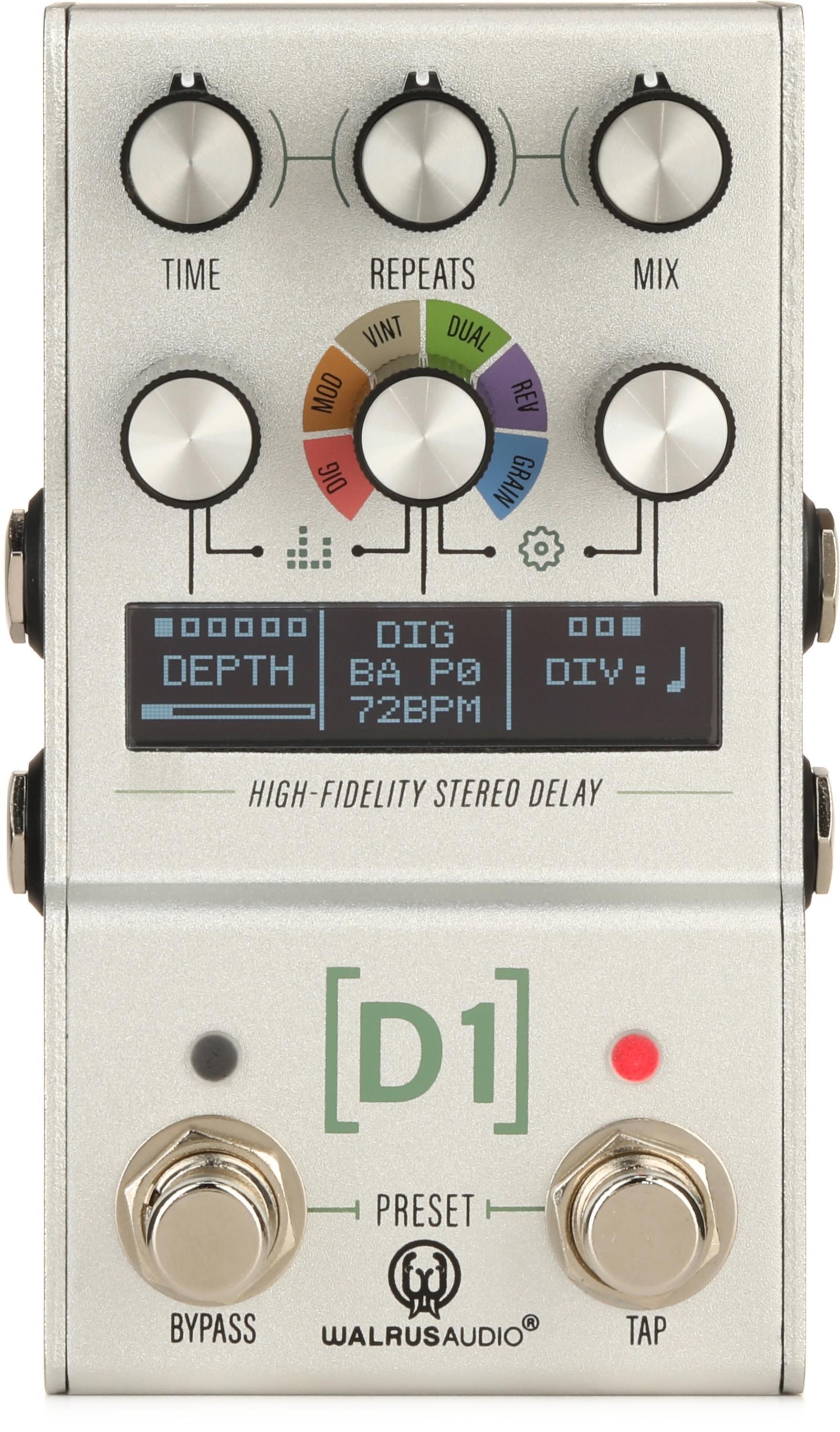 Walrus Audio Mako MKII D1 High-fidelity Stereo Delay Pedal