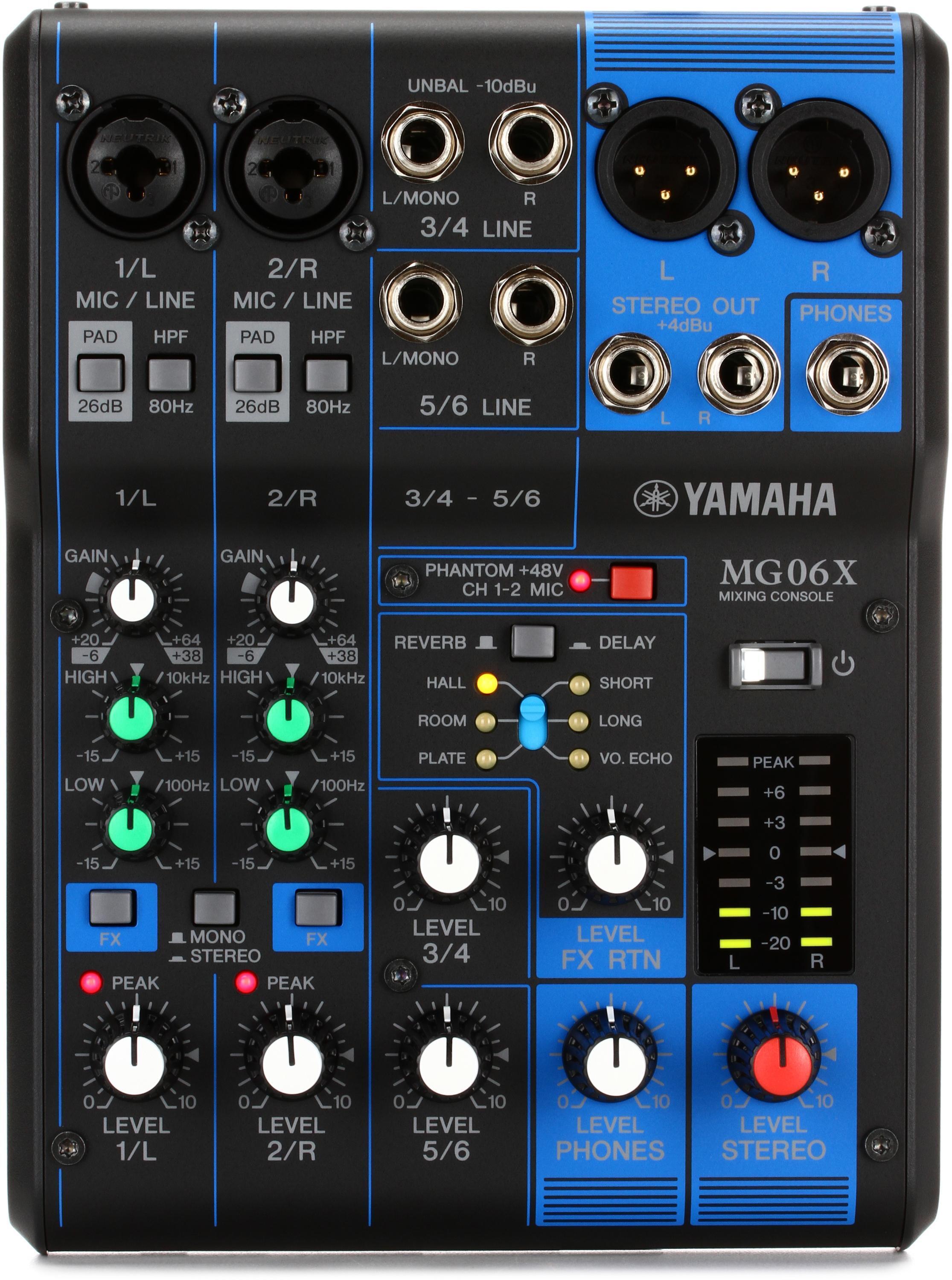 Yamaha AG03 Mk2 3-channel Mixer and USB Audio Interface - Black