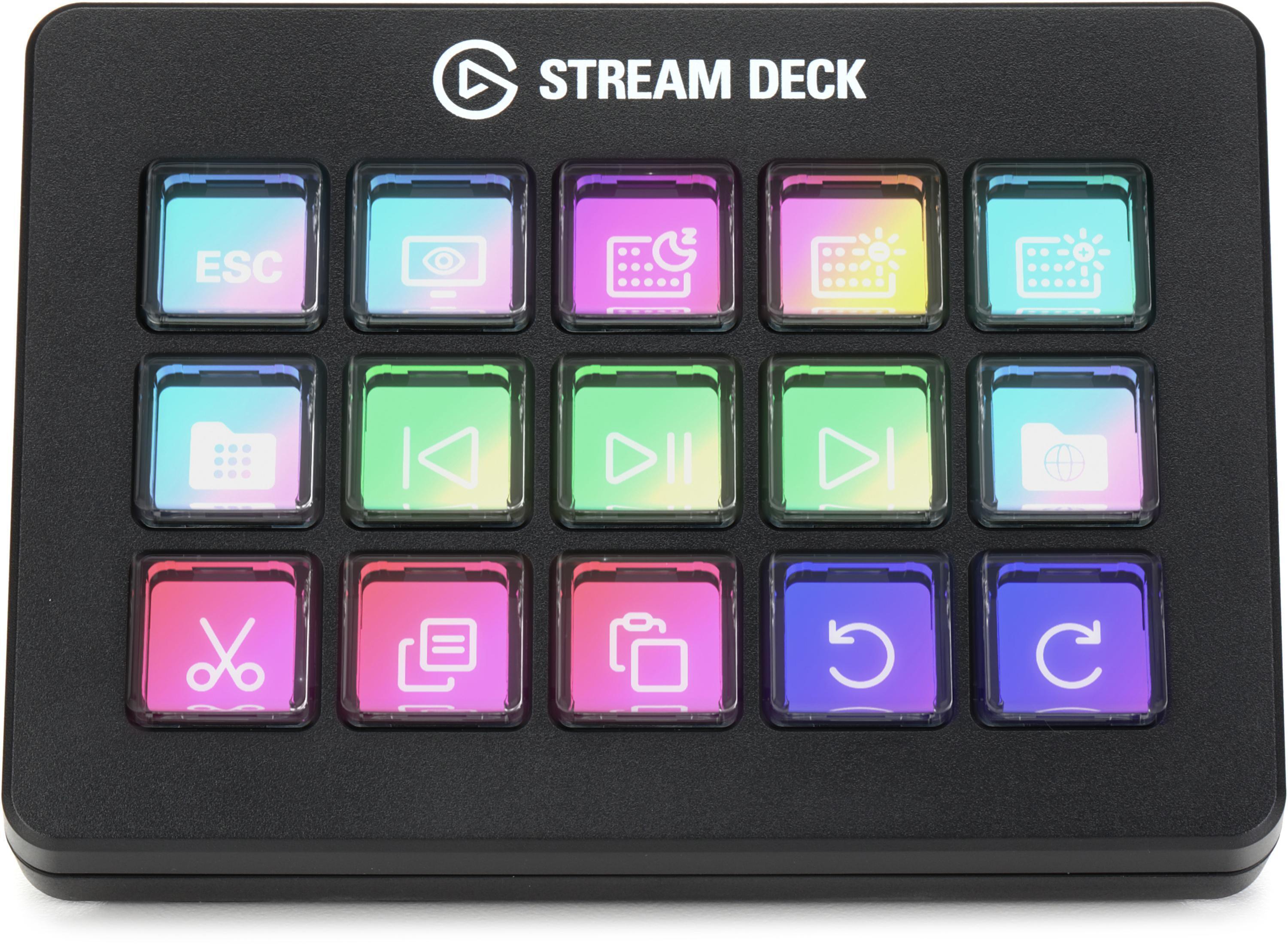 Elgato Stream Deck Scissor Keys Customizable Desktop Interface