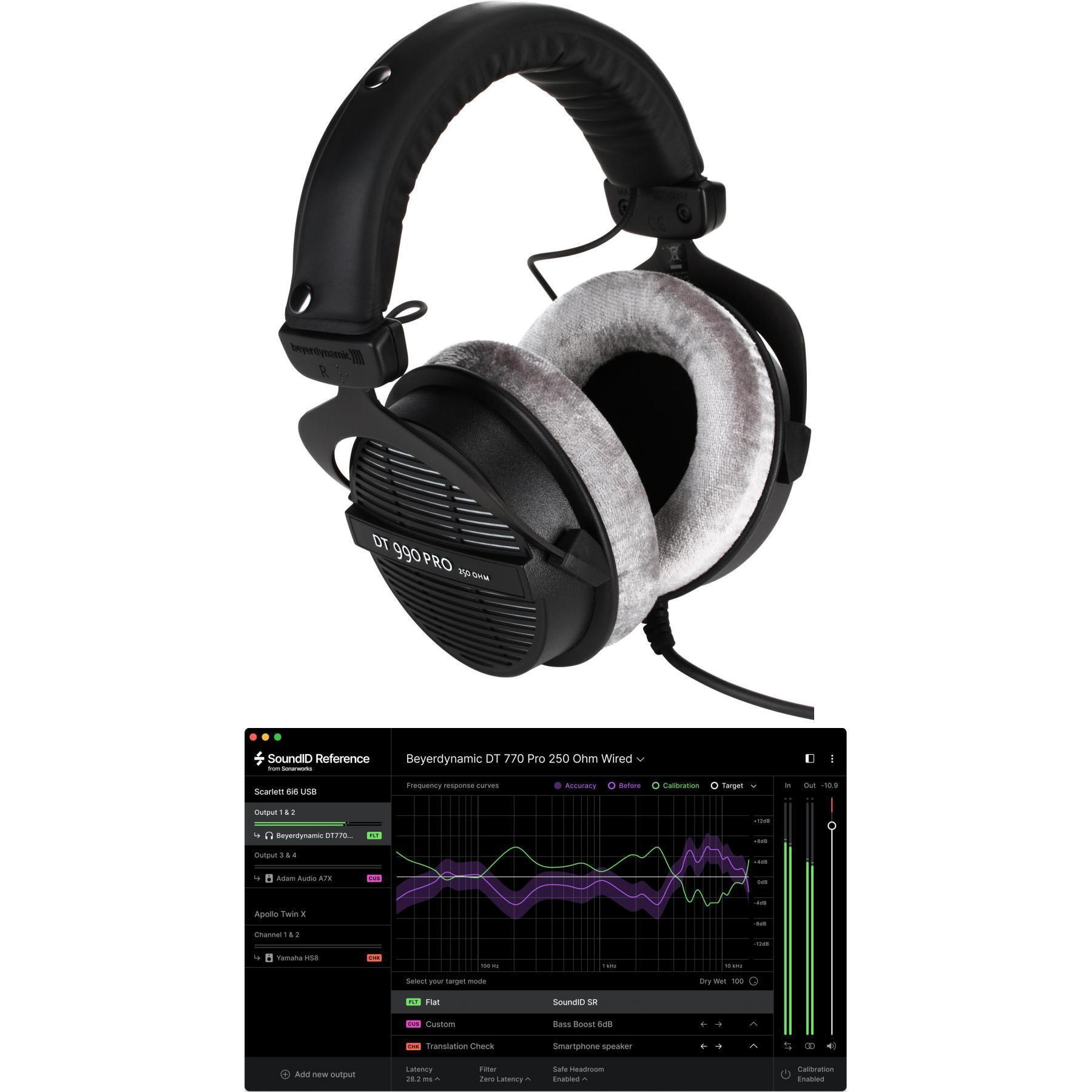 Beyerdynamic DT 990 Pro 250 ohm Open-back Headphones with