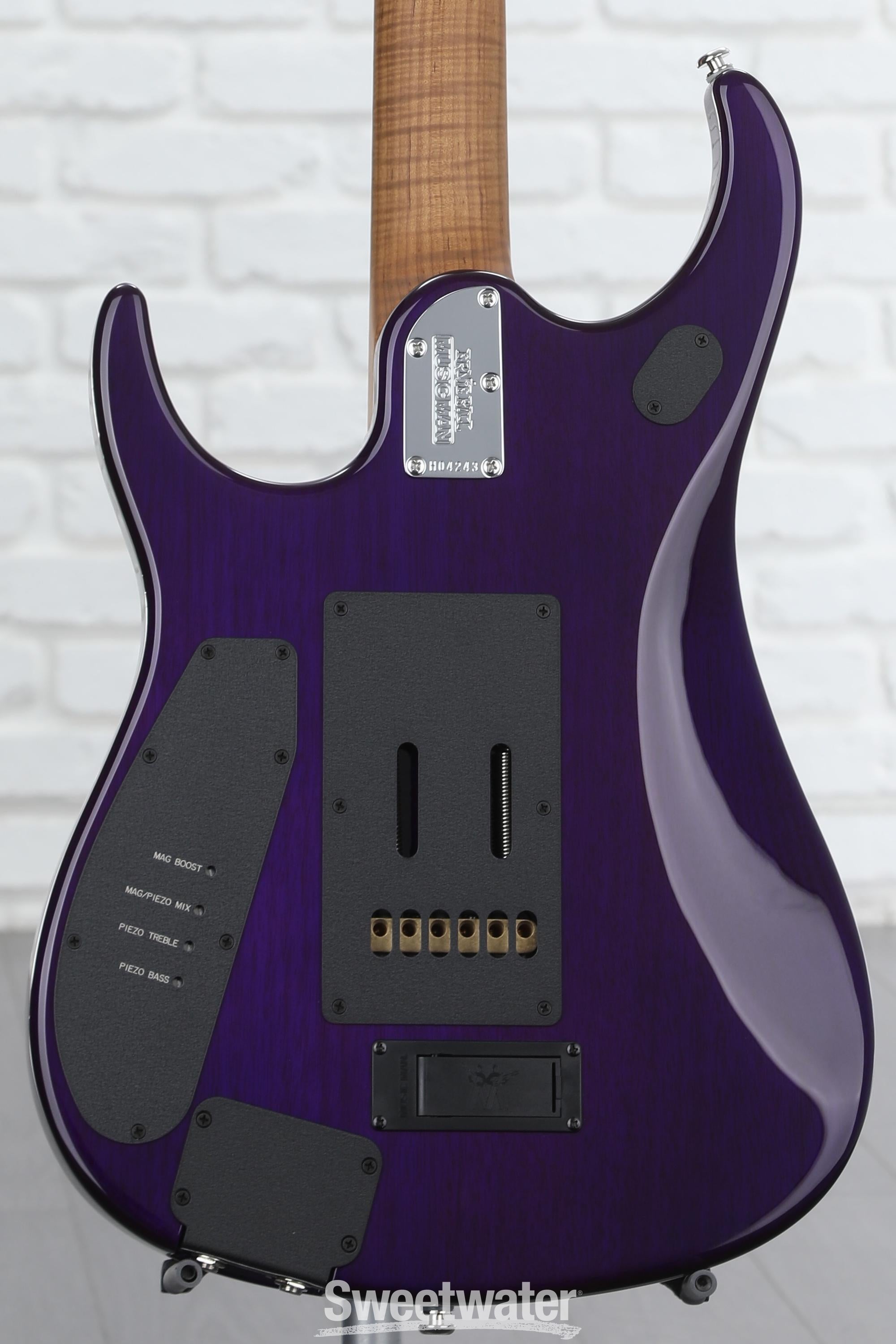 Ernie Ball Music Man JP15 Electric Guitar - Purple Nebula Quilt
