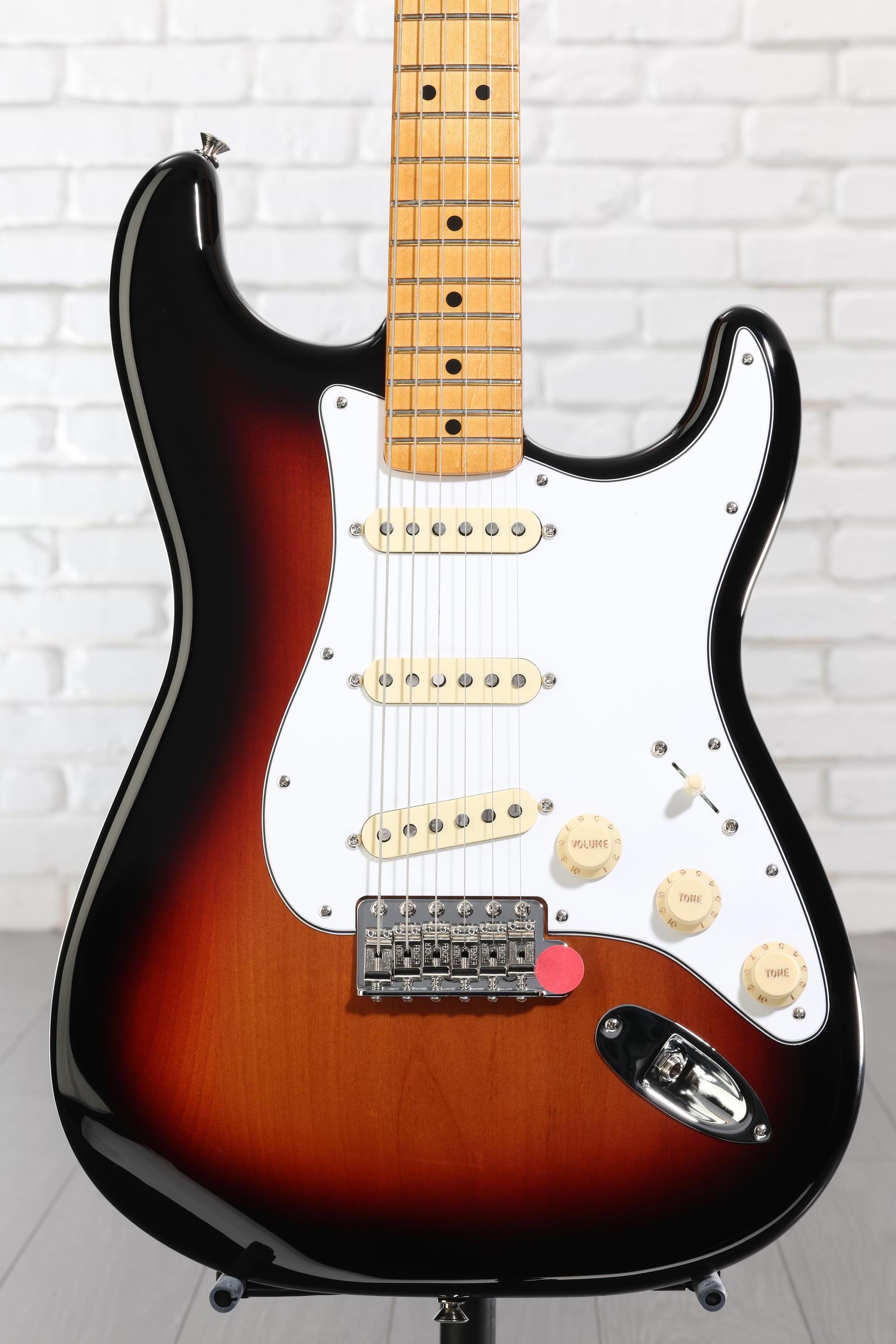 Fender Jimi Hendrix Stratocaster - 3-Tone Sunburst with Maple