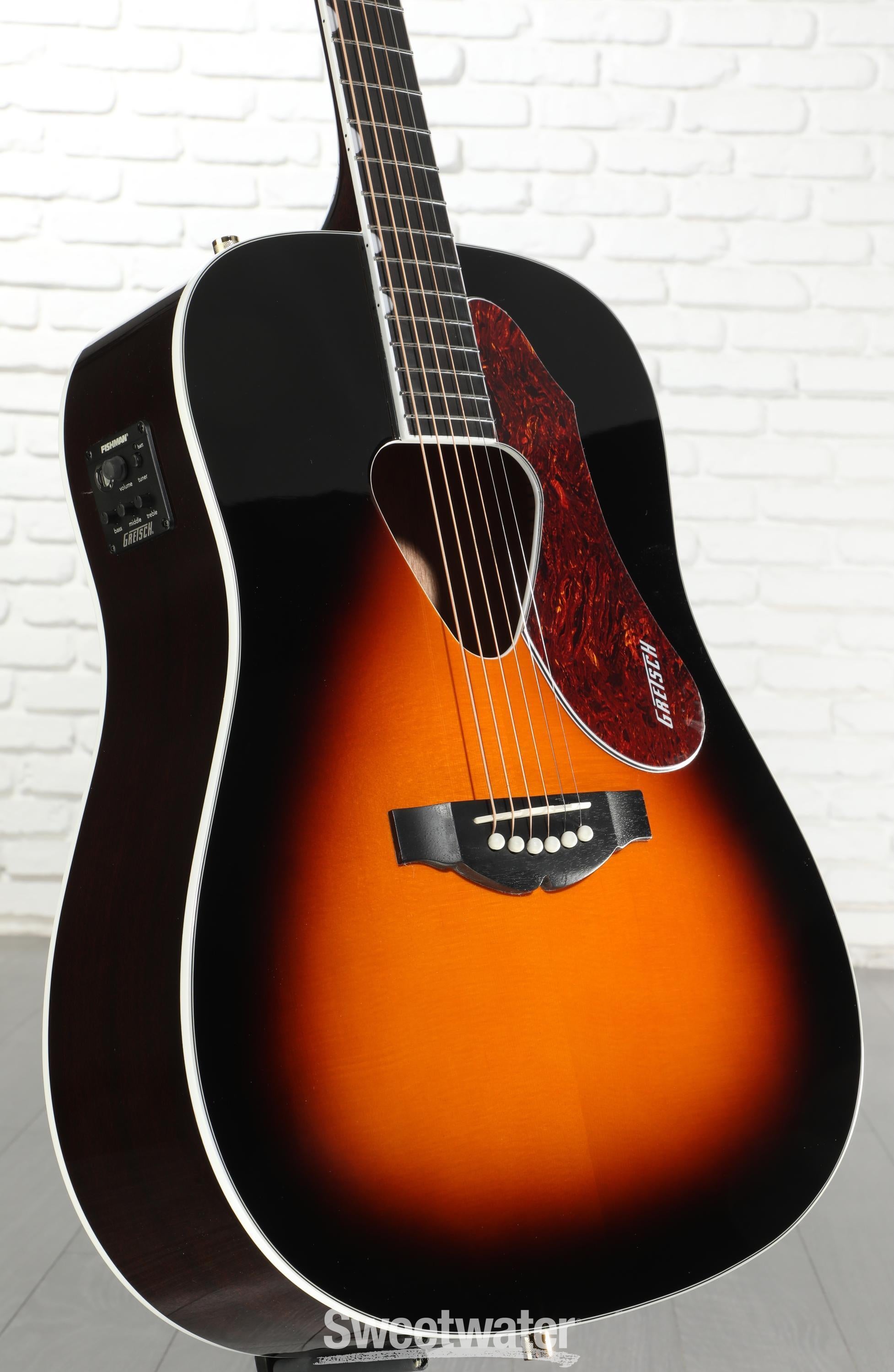 Gretsch G5024E Rancher Dreadnought - Sunburst Reviews | Sweetwater