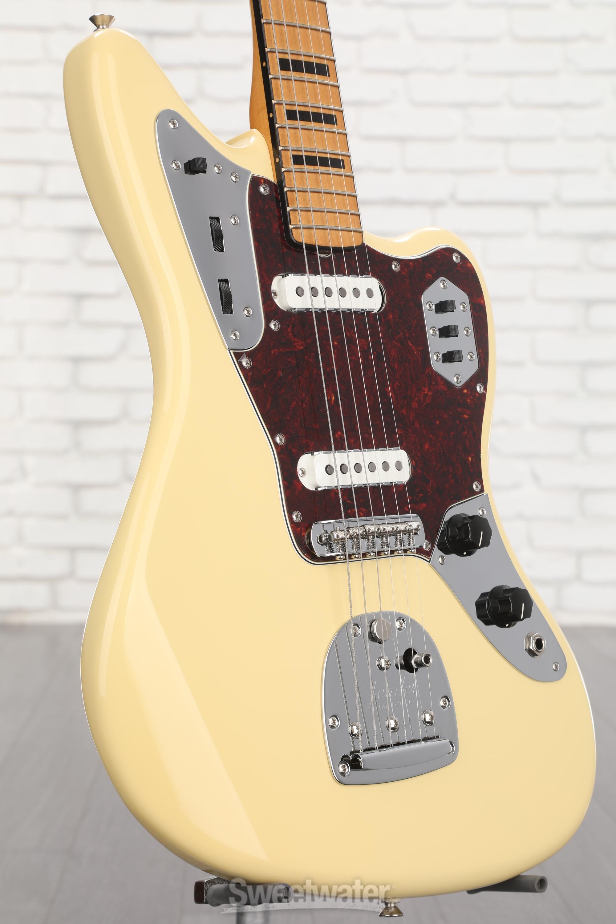 Fender Vintera II '70s Jaguar Electric Guitar - Vintage White