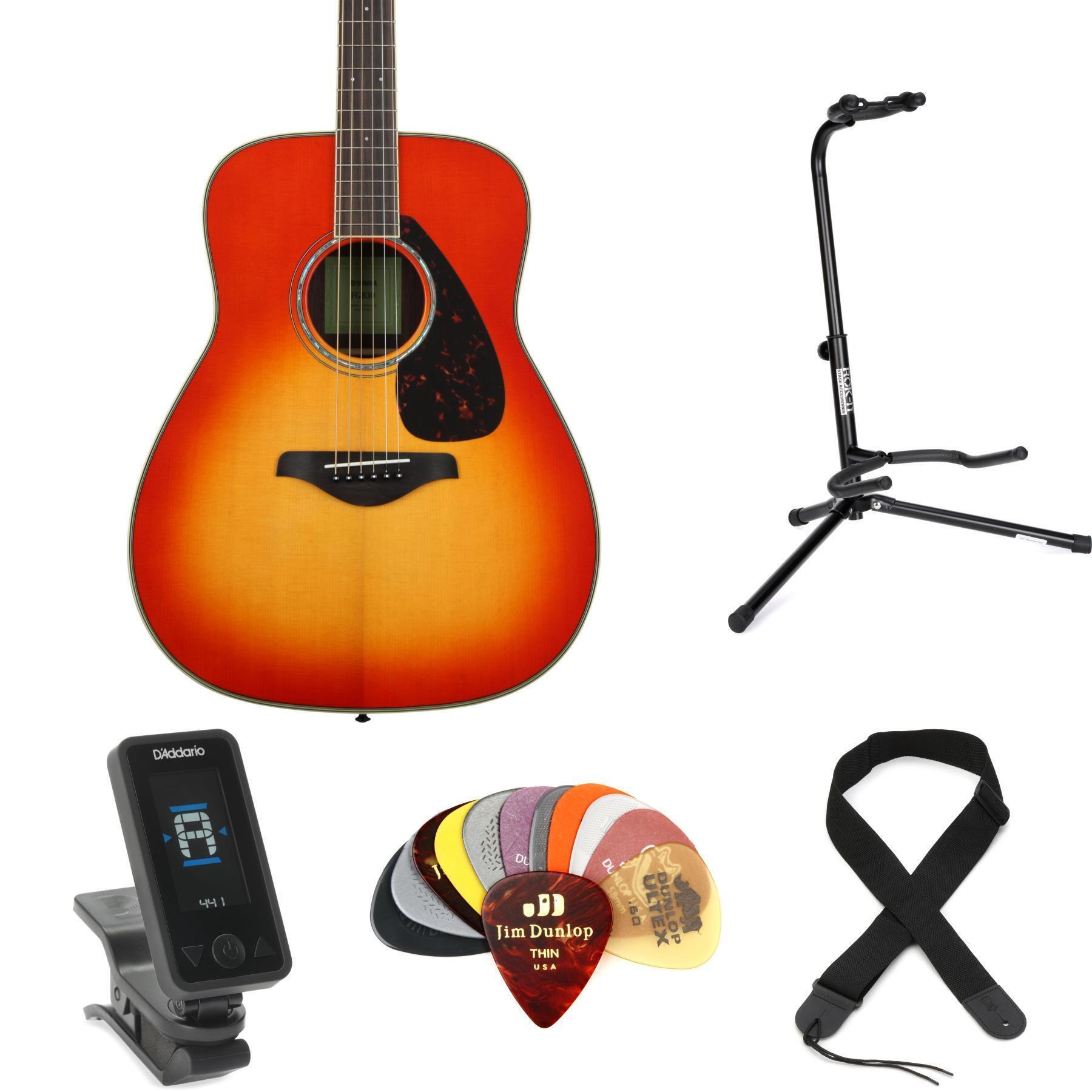 Yamaha FG830 Dreadnought Acoustic Guitar - Autumn Burst | Sweetwater