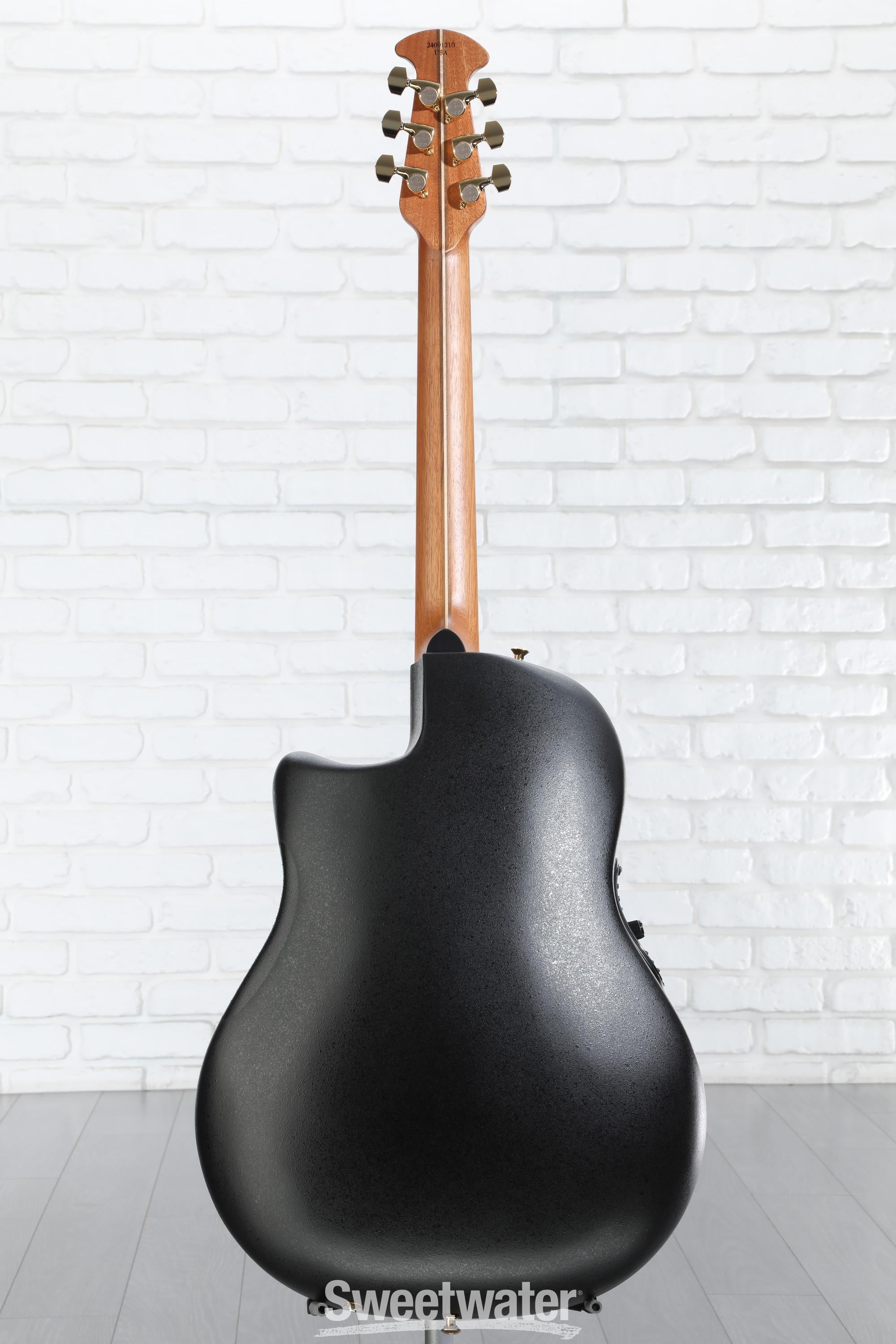 Ovation USA Legend Deep Cutaway E-Acoustic Guitar - Natural