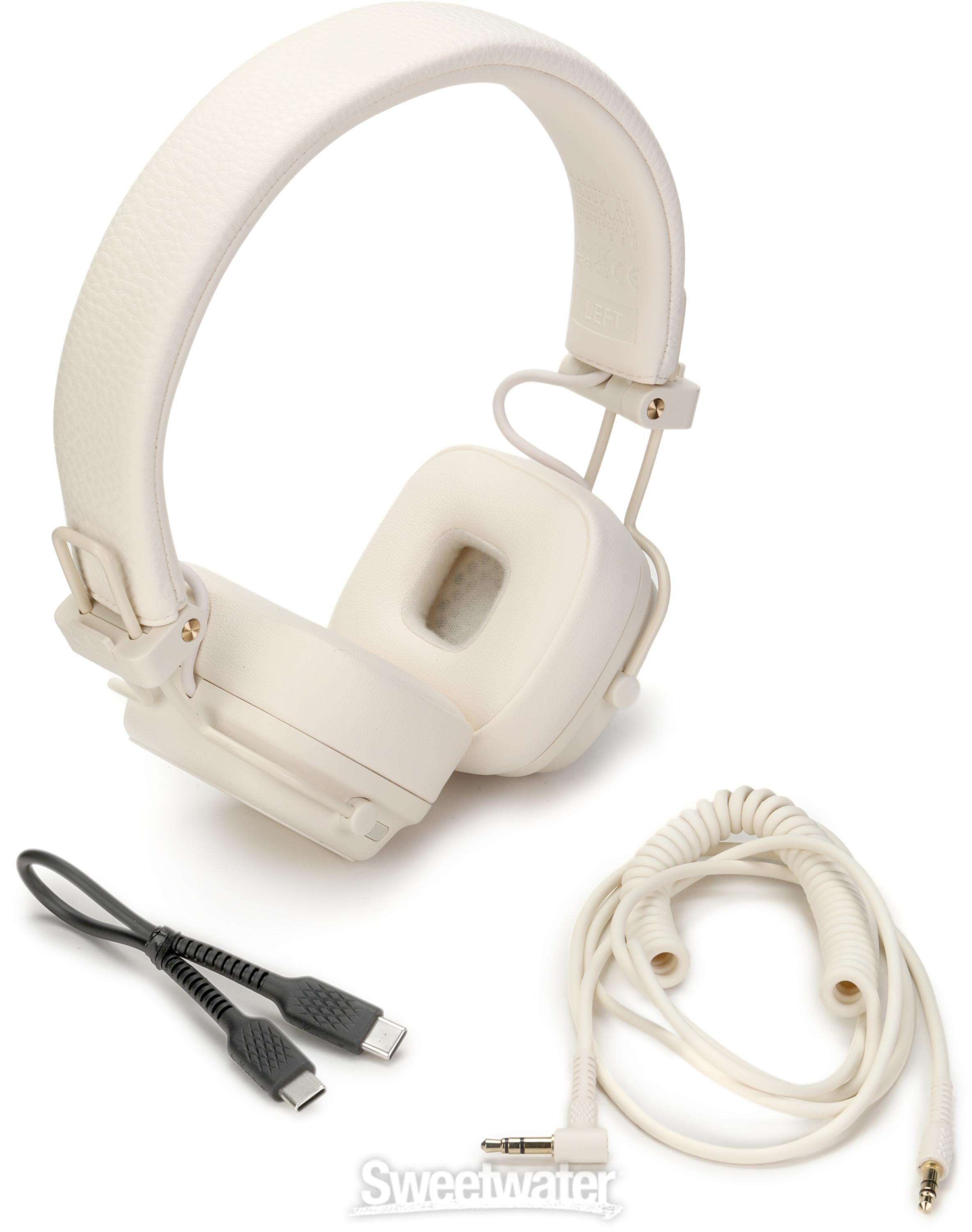 Marshall Major V Headphones with Bluetooth - Cream | Sweetwater