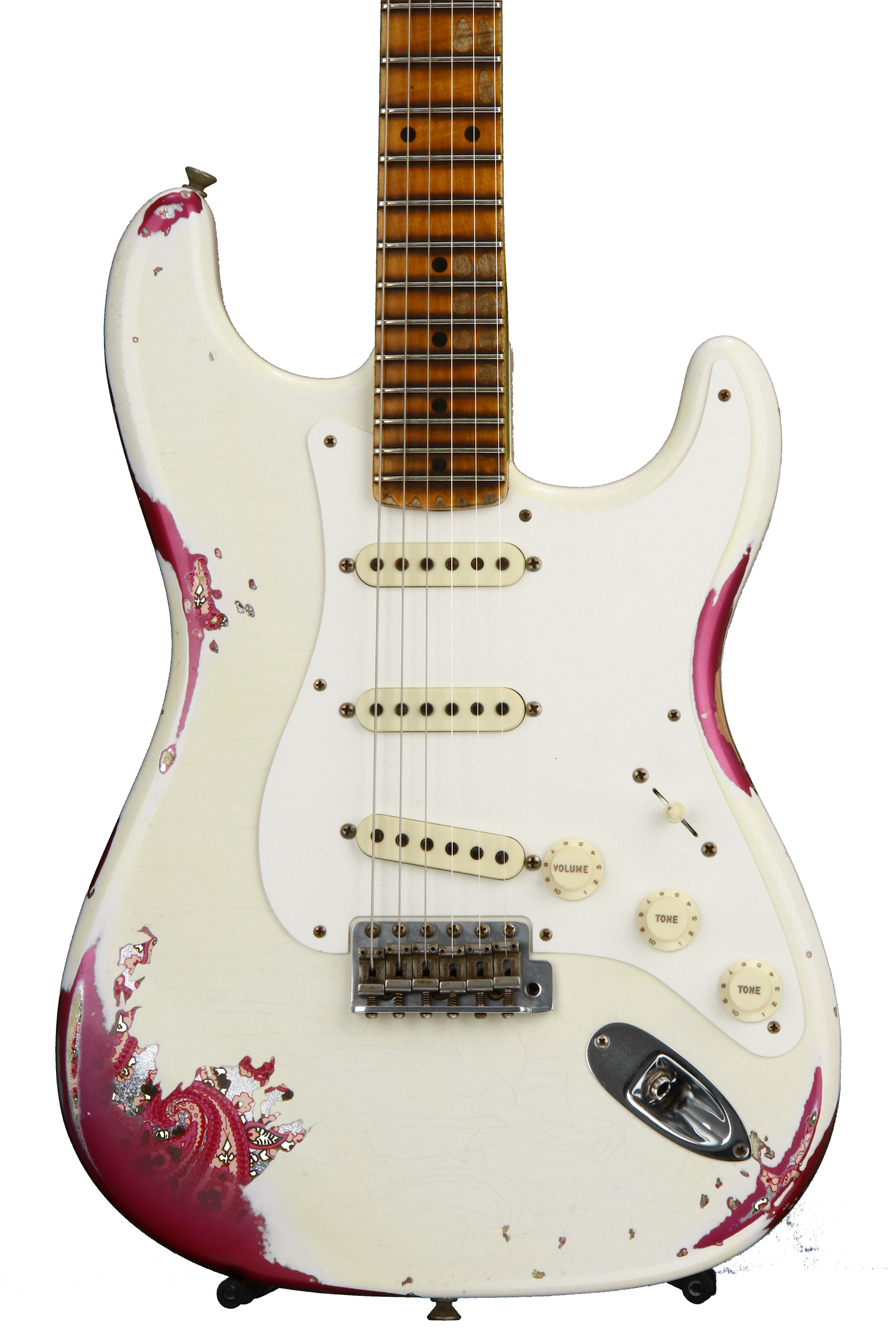 Fender Custom Shop 1957 Heavy Relic Stratocaster - Olympic White