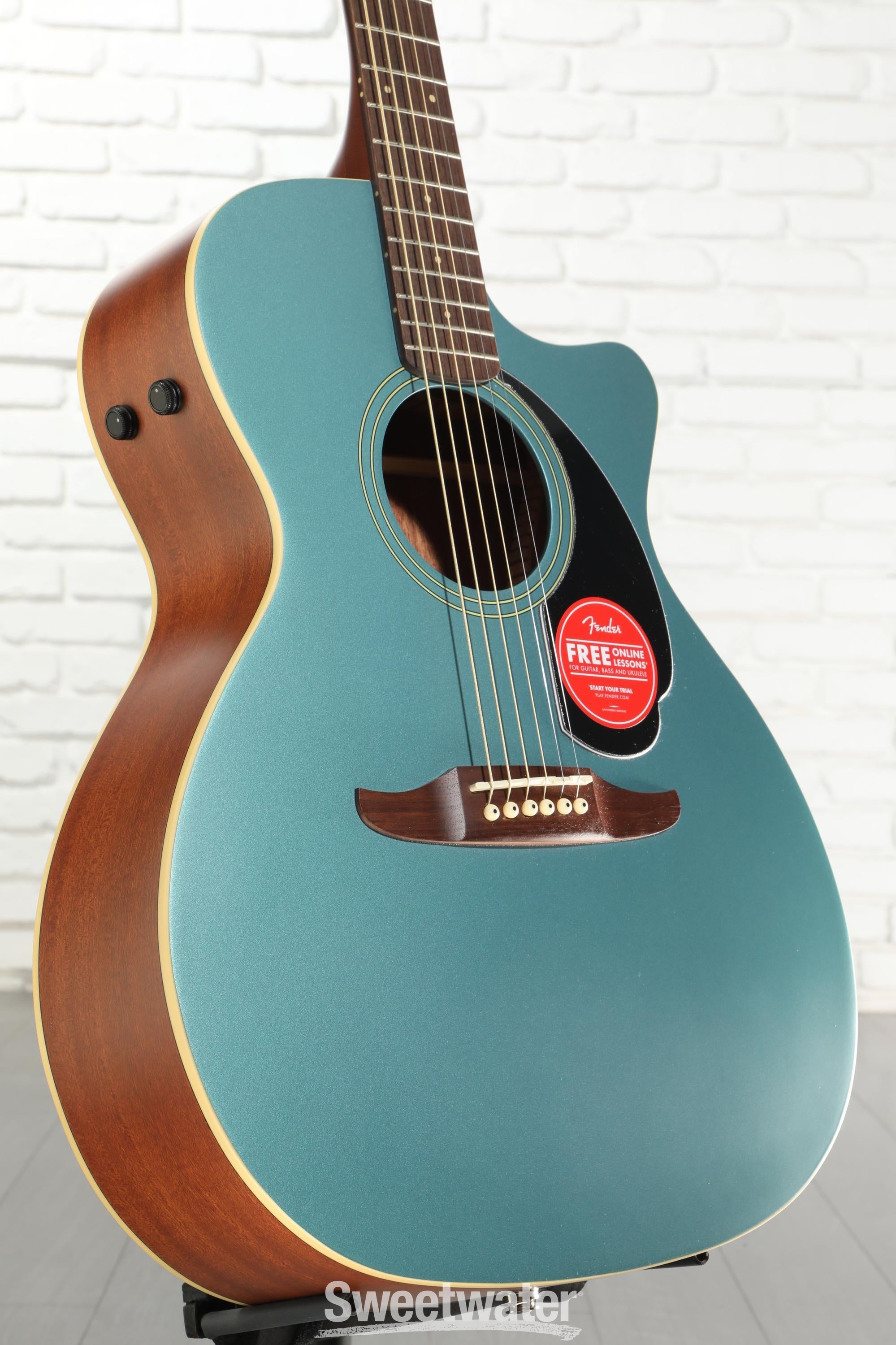 Fender Newporter Player Acoustic-electric Guitar - Tidepool