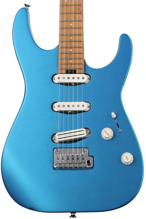 Charvel Pro-Mod DK22 SSS 2PT CM - Electric Blue | Sweetwater