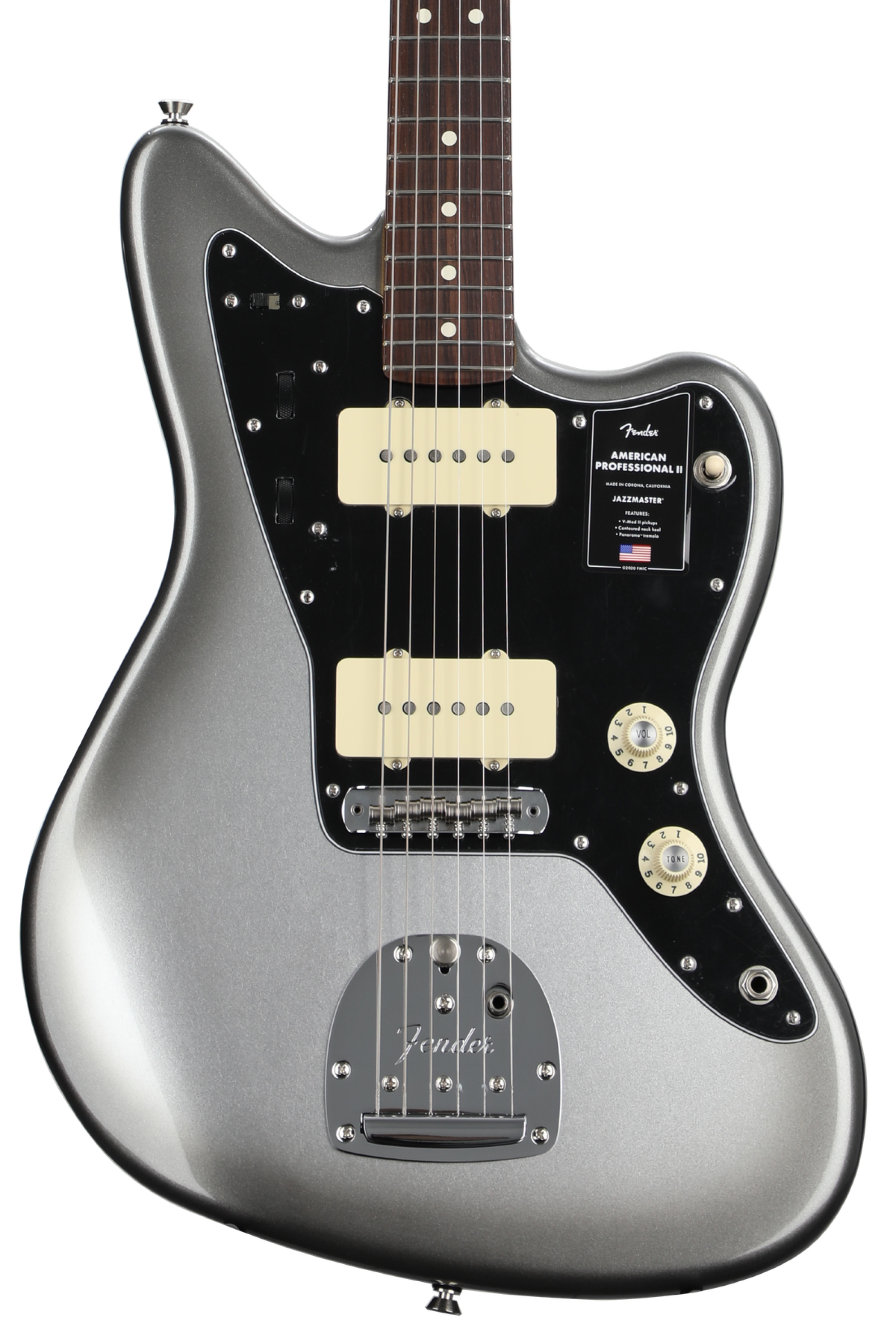 Fender American Professional II Jazzmaster - Mercury with Rosewood