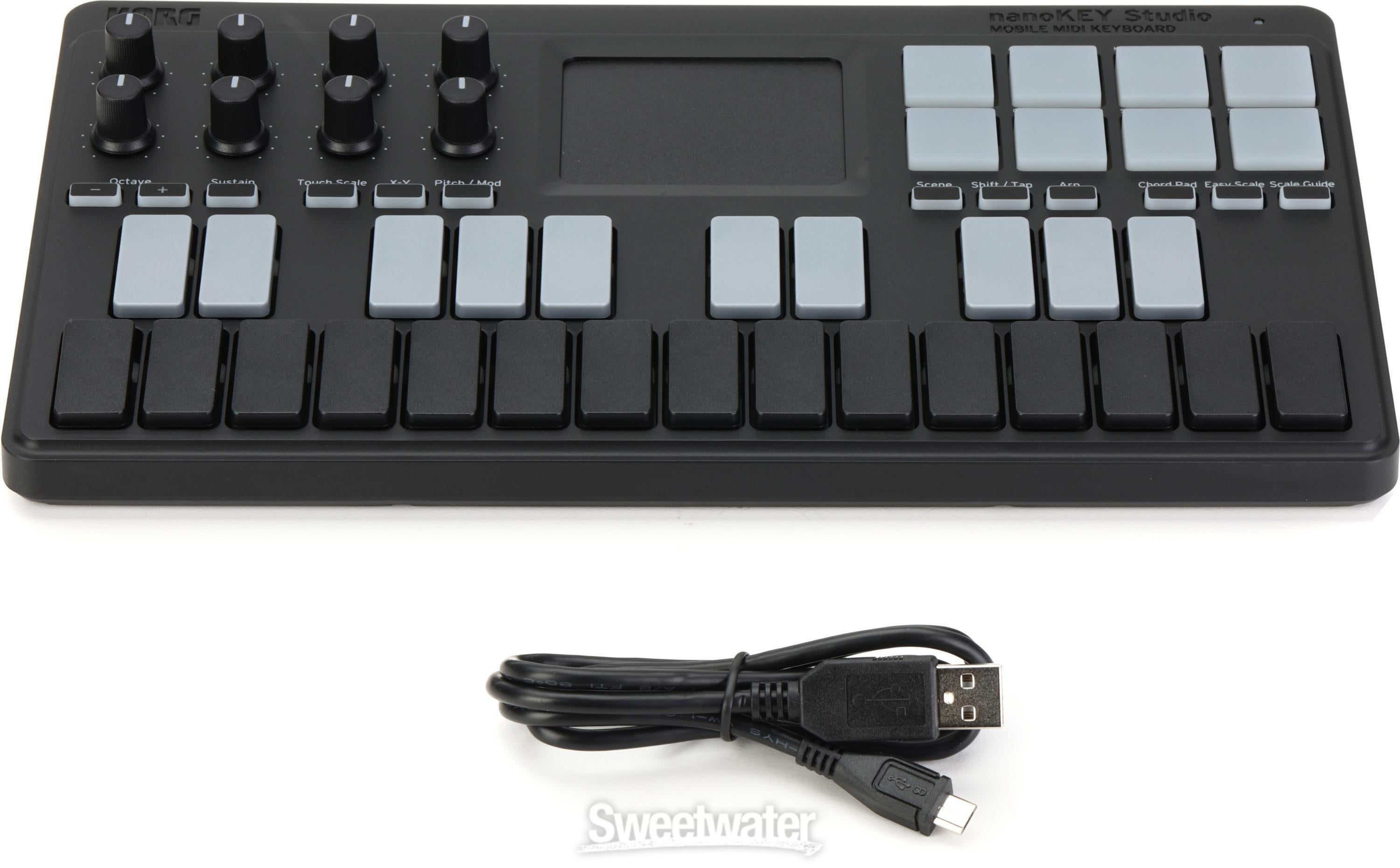 Korg nanoKEY Studio Bluetooth/USB MIDI and Pad Controller Reviews