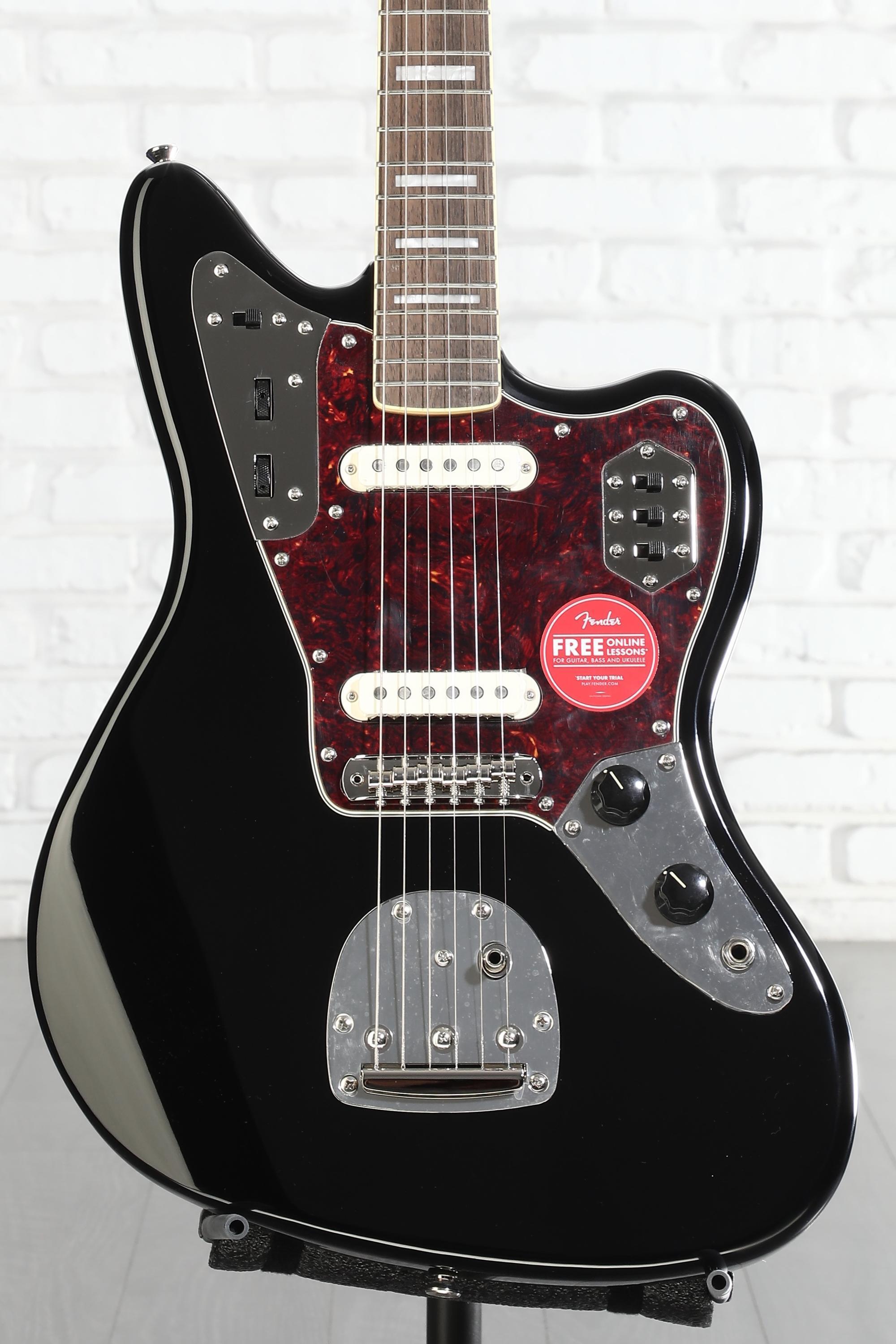 Squier Classic Vibe '70s Jaguar - Black | Sweetwater
