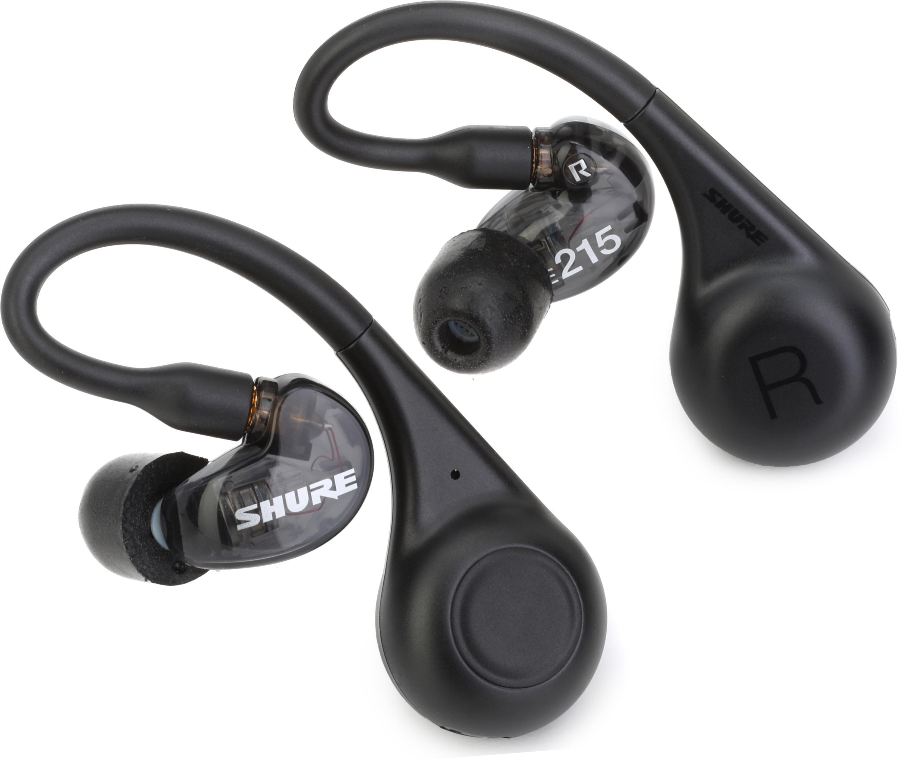 Shure Aonic 215 True Wireless Earphones - Black | Sweetwater
