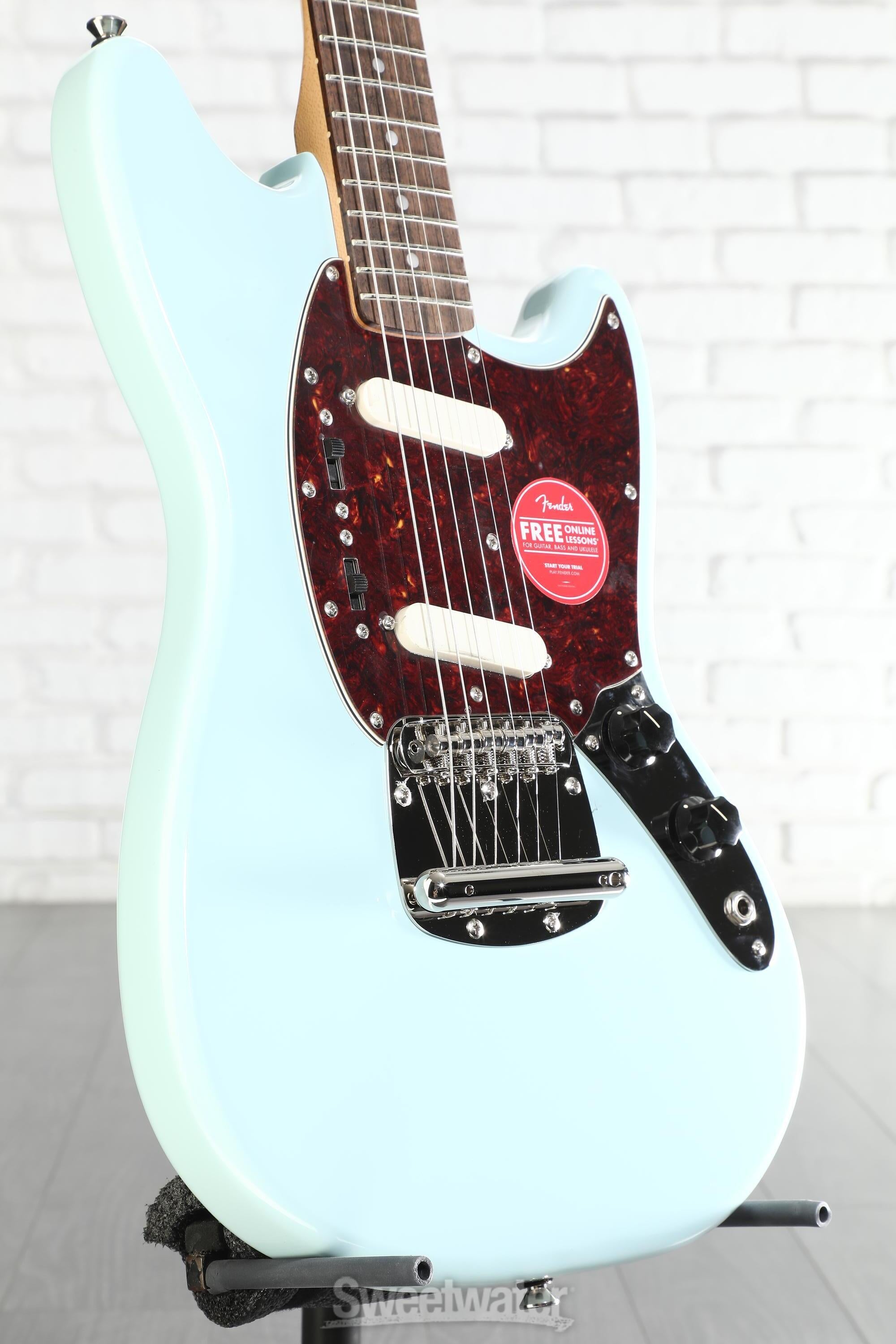 Squier Classic Vibe '60s Mustang Electric Guitar - Sonic Blue
