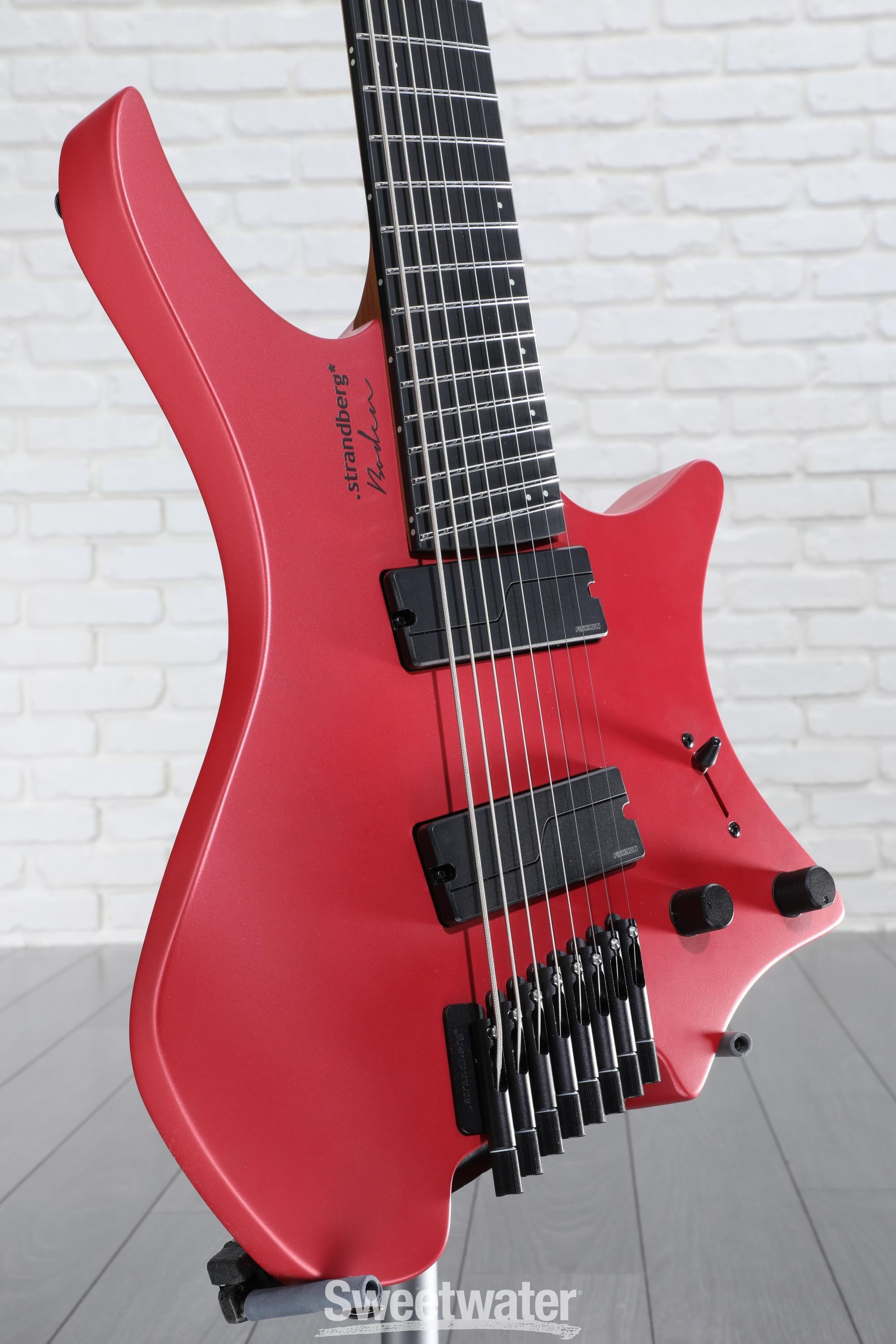 Strandberg Boden Metal NX 8 Electric Guitar - Blood Red | Sweetwater