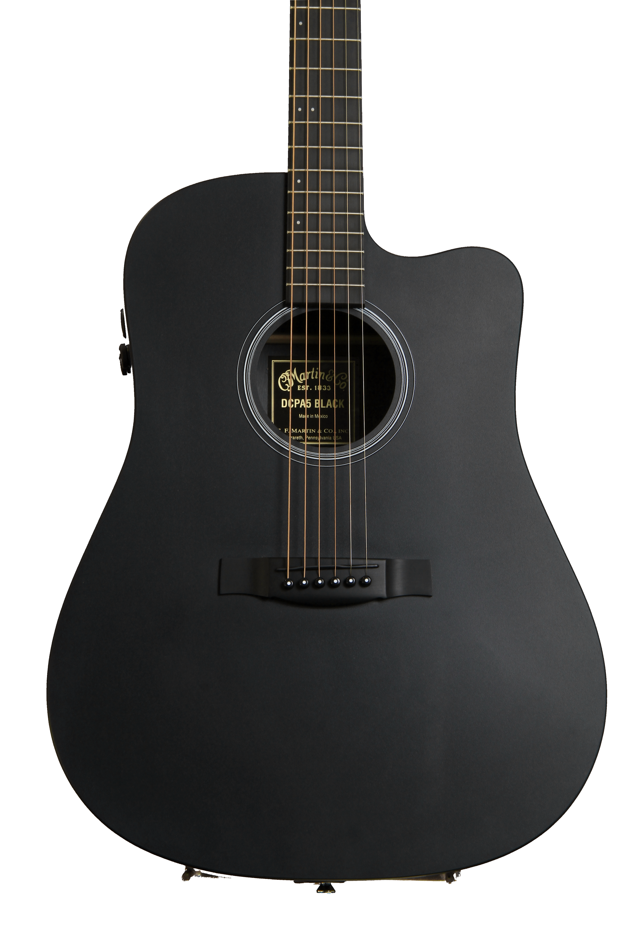 Martin DCPA5 Acoustic Electric - Black | Sweetwater