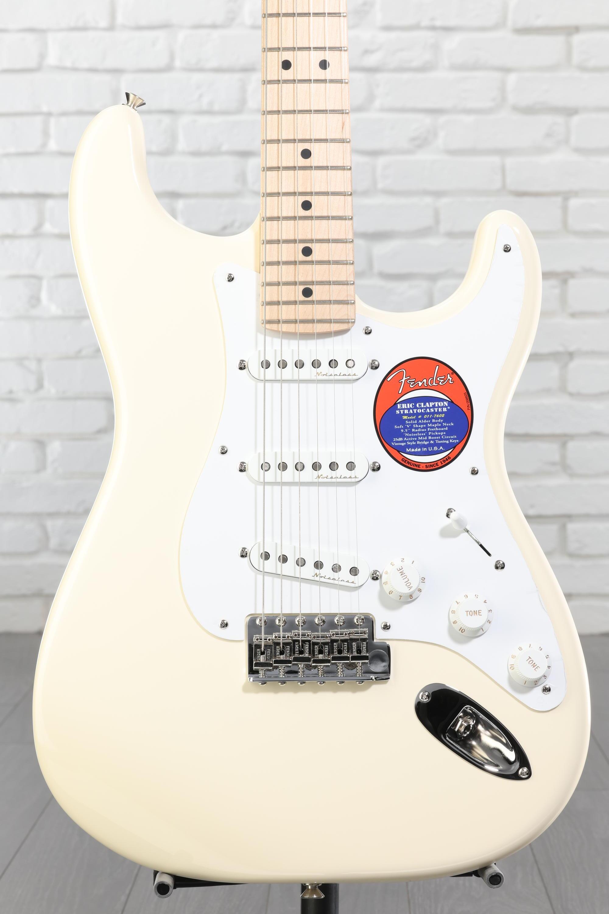 Fender Eric Clapton Stratocaster - Olympic White with Maple