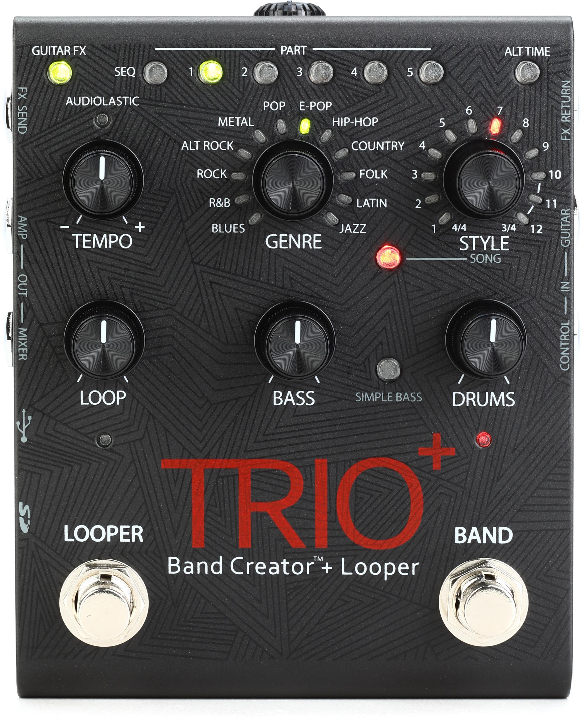 DigiTech Trio+ Band Creator and Looper Pedal | Sweetwater