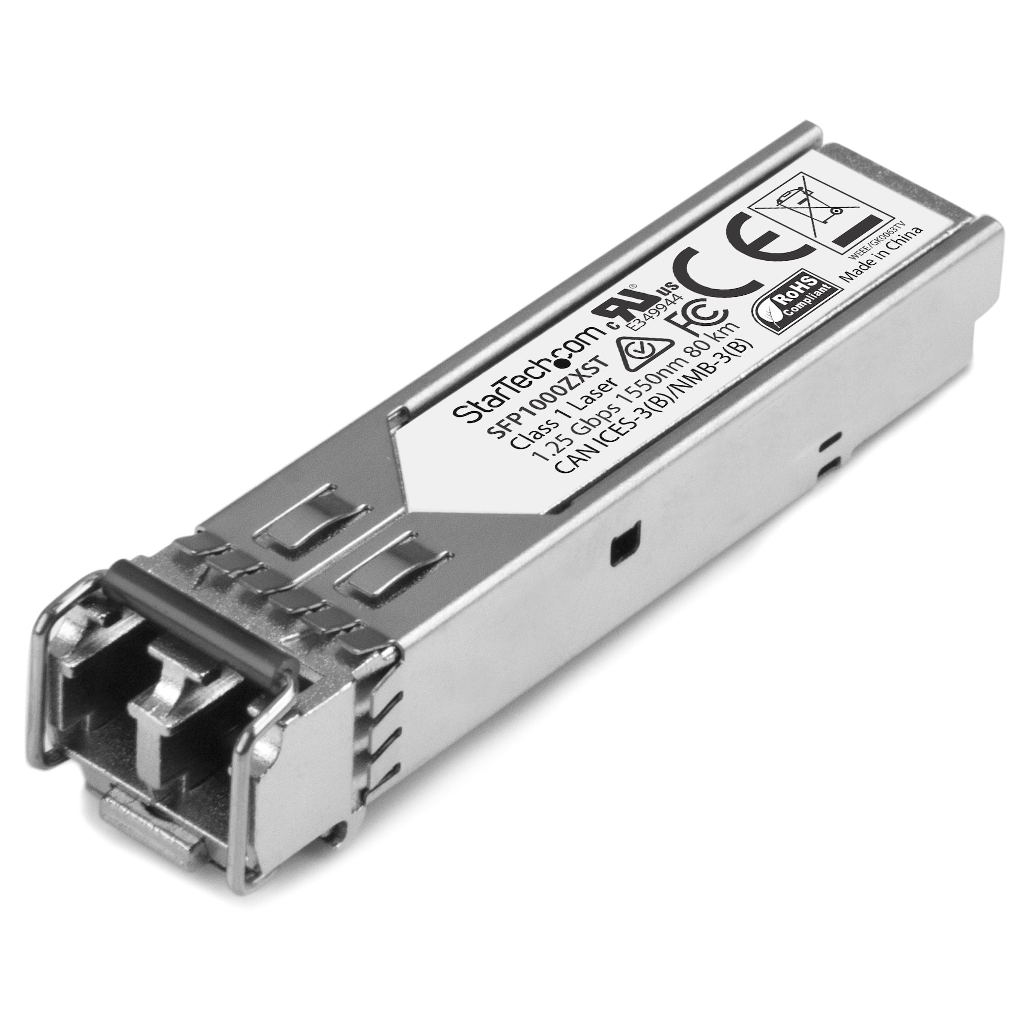 MSA Uncoded SFP Module - 1000BASE-ZX - 1GbE Single Mode Fiber (SMF