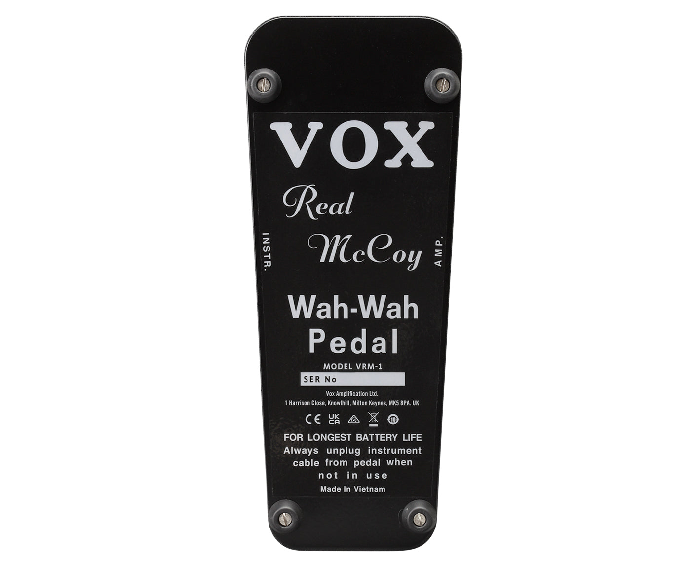 Vox VRM1 Real McCoy Wah Pedal Limited-Edition – Megatone Music
