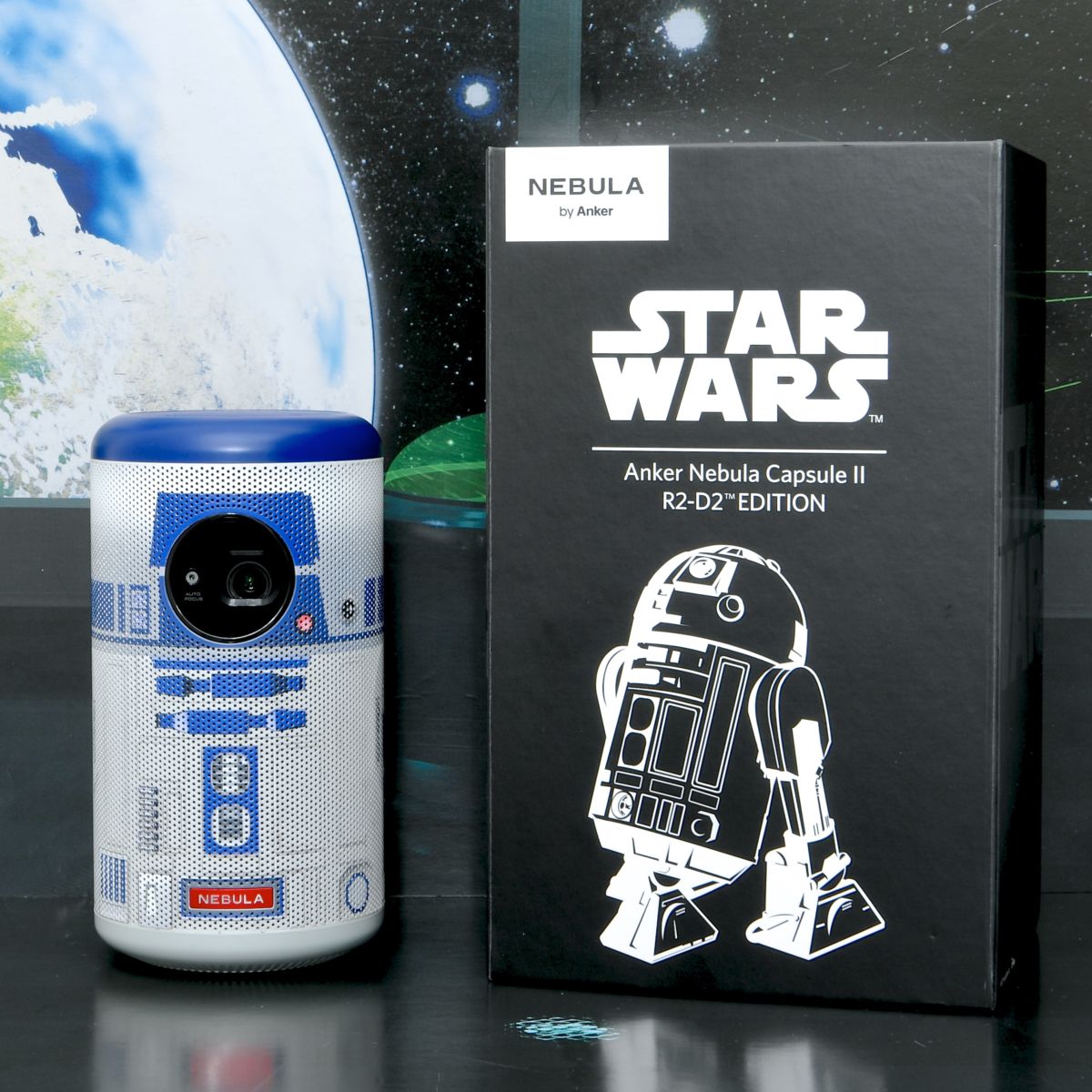 R2-D2」デザインのモバイルプロジェクター！「Anker Nebula Capsule II