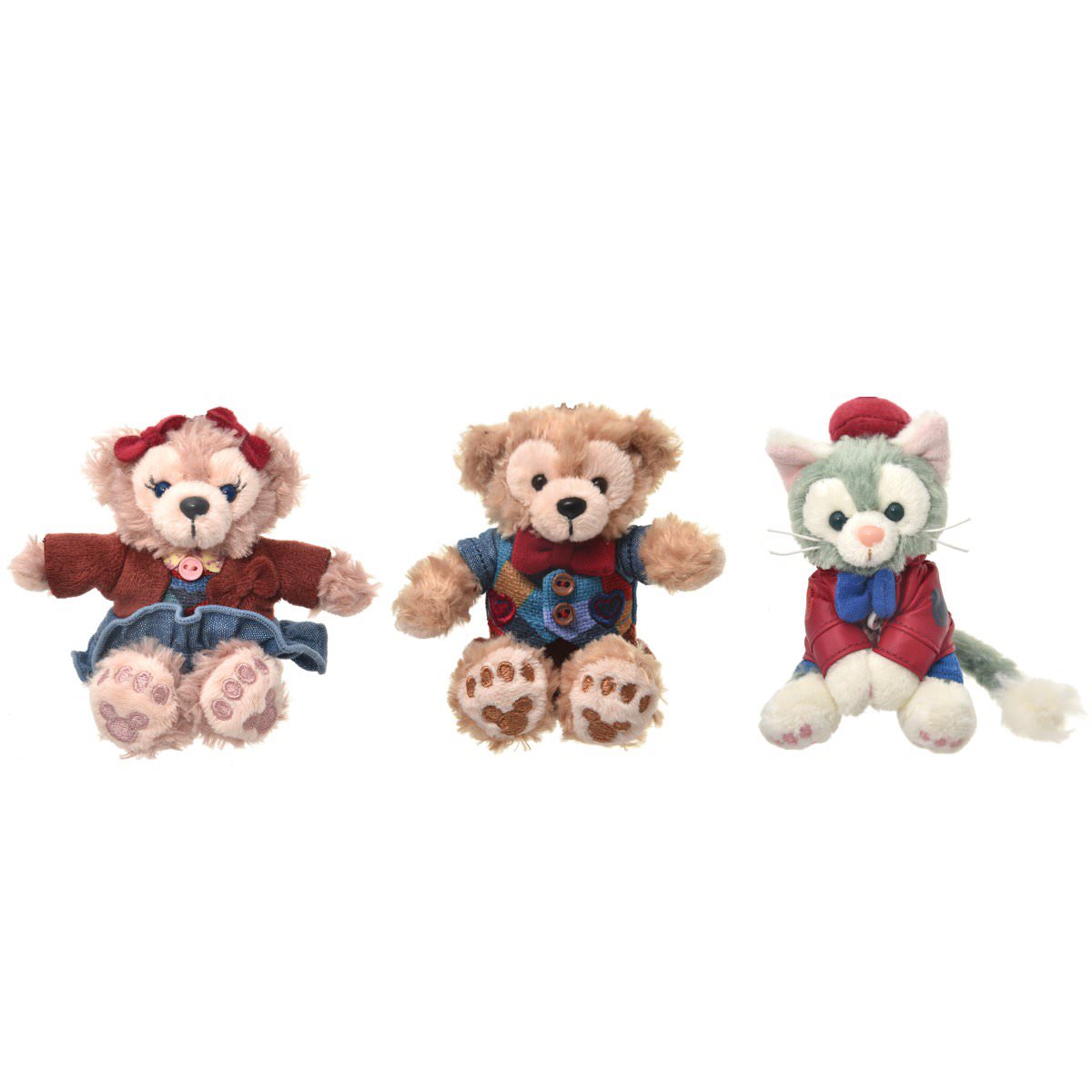 お座り姿もおしゃれ☆スウィート・ダッフィー2016ぬいぐるみストラップ -