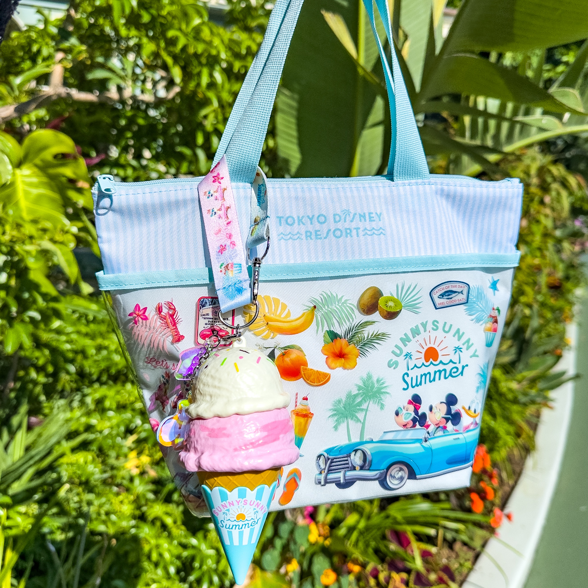 クリアなポケット付き！東京ディズニーランド「SUNNY SUNNY Summer2025