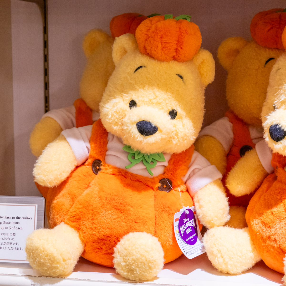 パンプキンコスチュームを着たプーさん！東京ディズニーリゾート