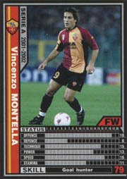 Amazon.co.jp: WCCF/01-02/ローマ/黒/223/ビンツェンツォ・モンテッラ