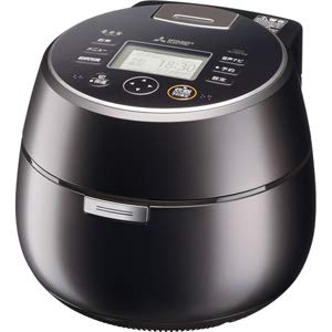 Amazon | 三菱 IHジャー炊飯器（5.5合炊き） 黒銀蒔MITSUBISHI 本炭釜