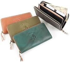 Amazon | [BrownBrown] 財布 長財布 ラウンド財布 ミニ財布 ブラウン