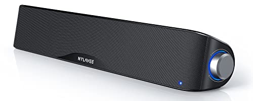 Amazon.co.jp: Nylavee PCスピーカー サウンドバー Bluetooth & AUX