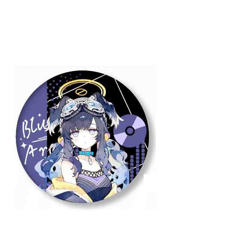 Amazon.co.jp: ブルーアーカイブ 缶バッジ ブローチ バッジ 6個セット