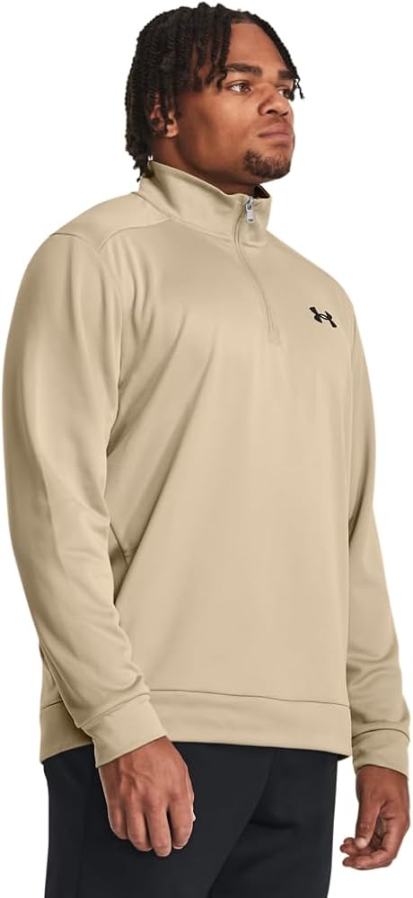 Under Armour Men's Armourfleece 1/4 Zip, (299) City Khaki