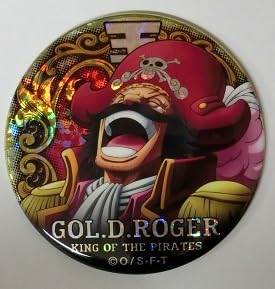 ワンピース 一番おみくじ 缶バッジ 京都限定 ゴールド・ロジャー