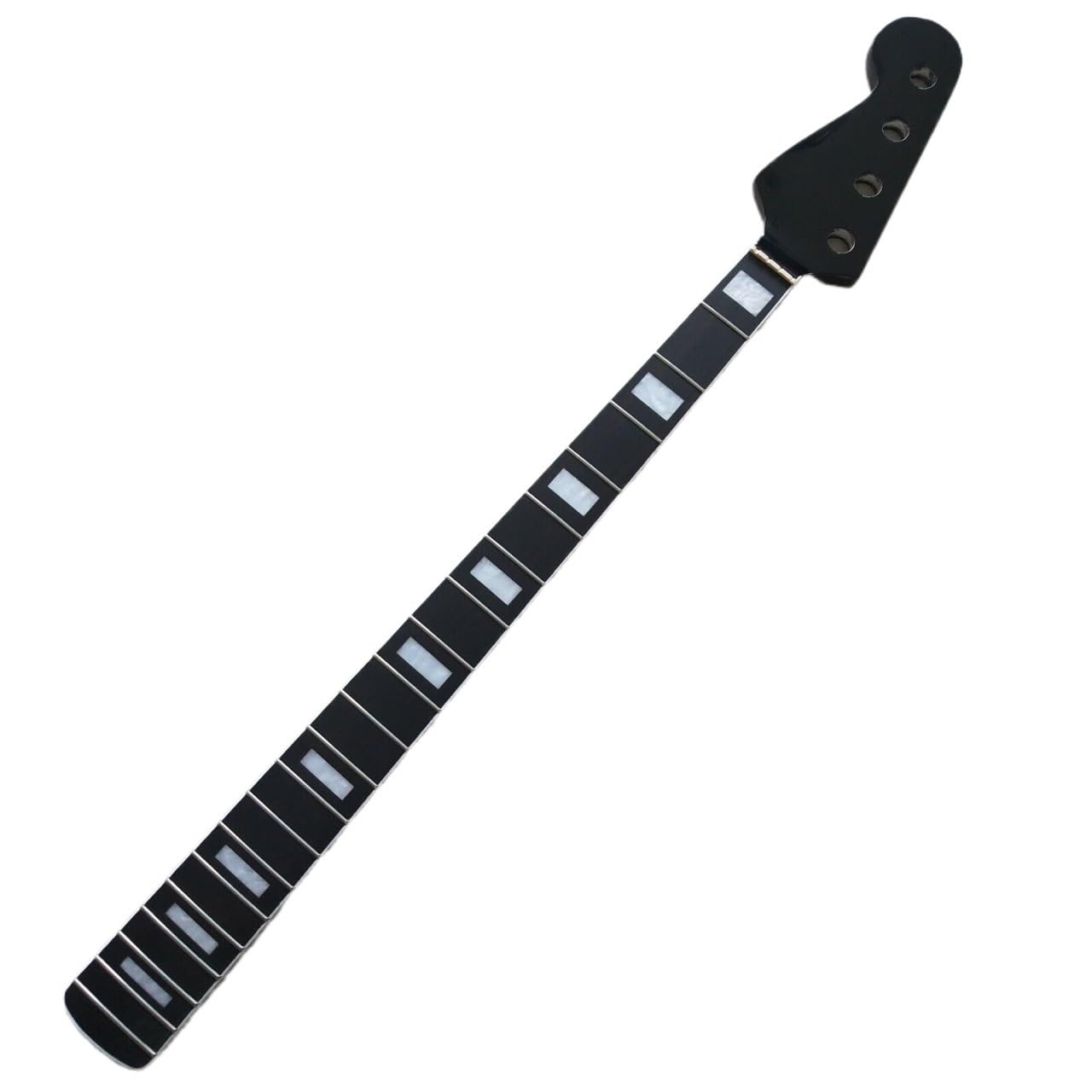 Amazon | リバースヘッド 4 弦ベースギターネック ブラック メイプル