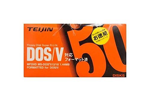 Amazon.co.jp: 帝人 テイジン 3.5インチ フロッピーディスク 2HD DOS/V