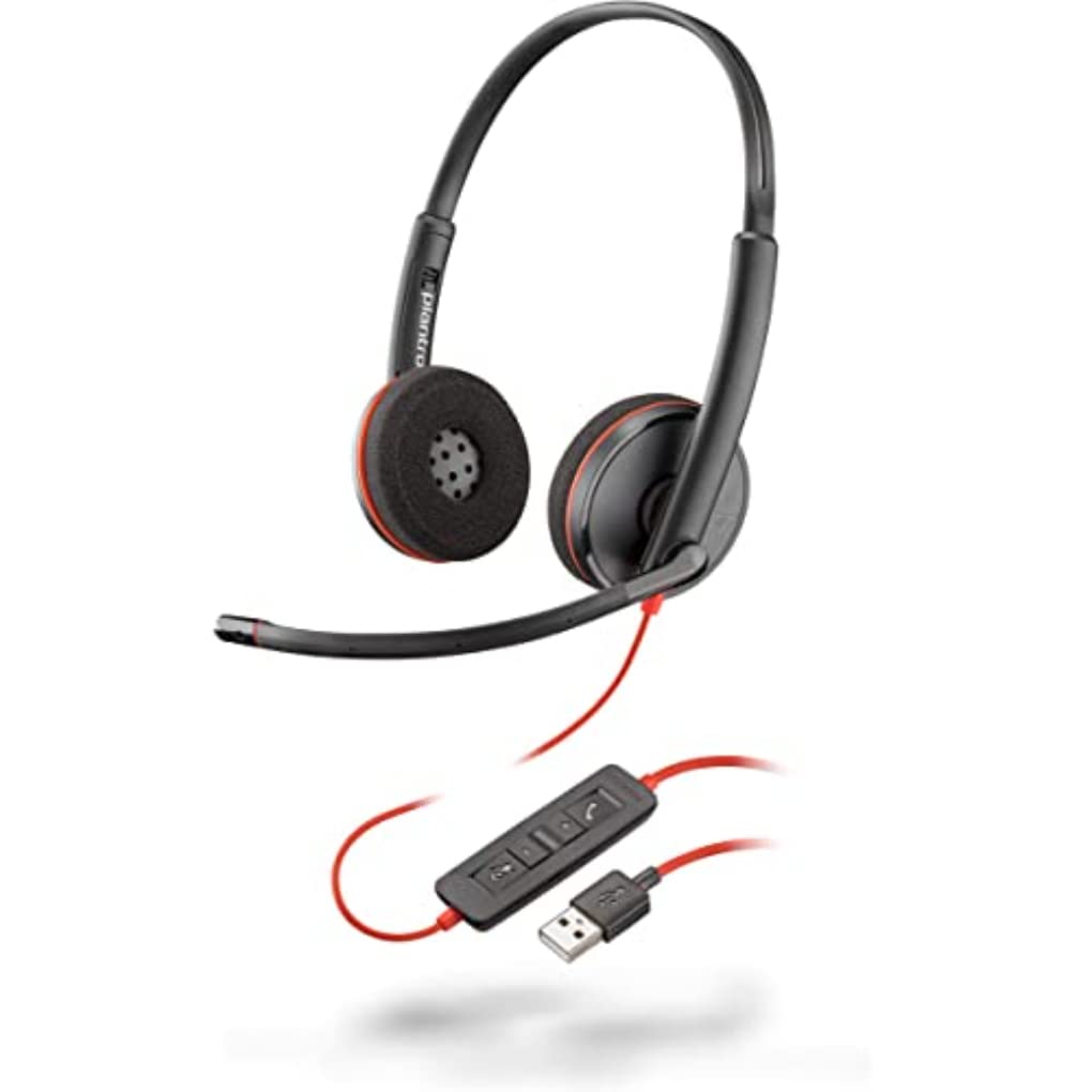 Amazon | Plantronics ブラックワイアー C3220 ヘッドセット