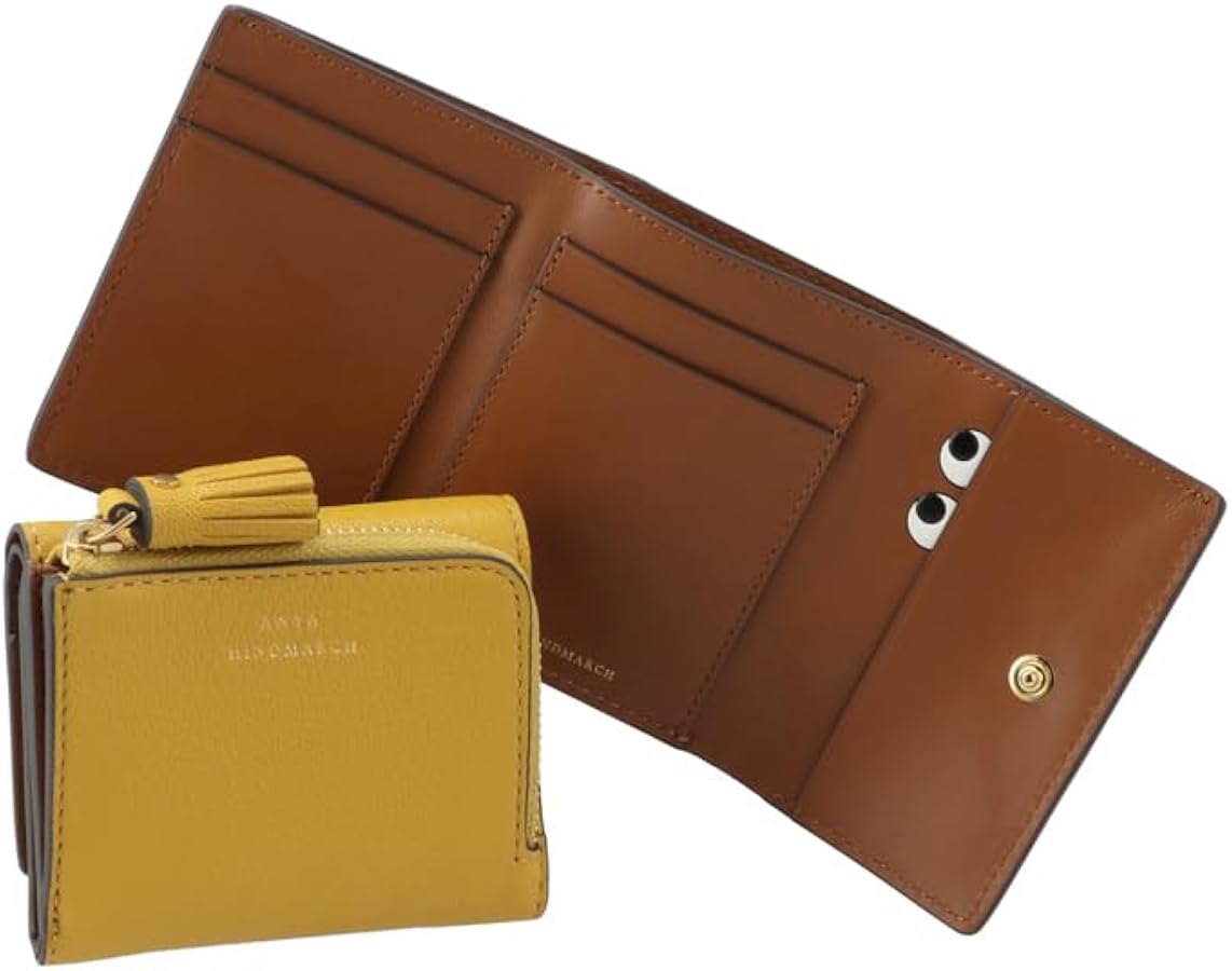 専用】ANYA HINDMARCH ブラウン 三つ折り財布 ロープリボン ANYA