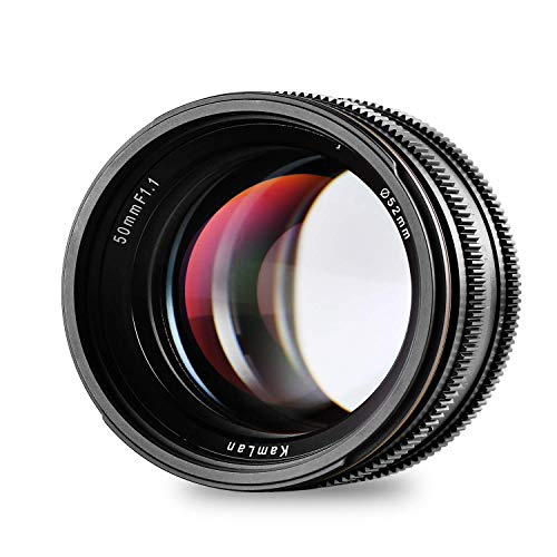 Amazon.co.jp: Kamlan 50mm f/1.1 マニュアルフォーカス マイクロ