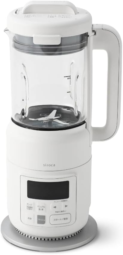 中古品】 シロカ ヒーター機能付きブレンダー SM-S151 ホワイト siroca
